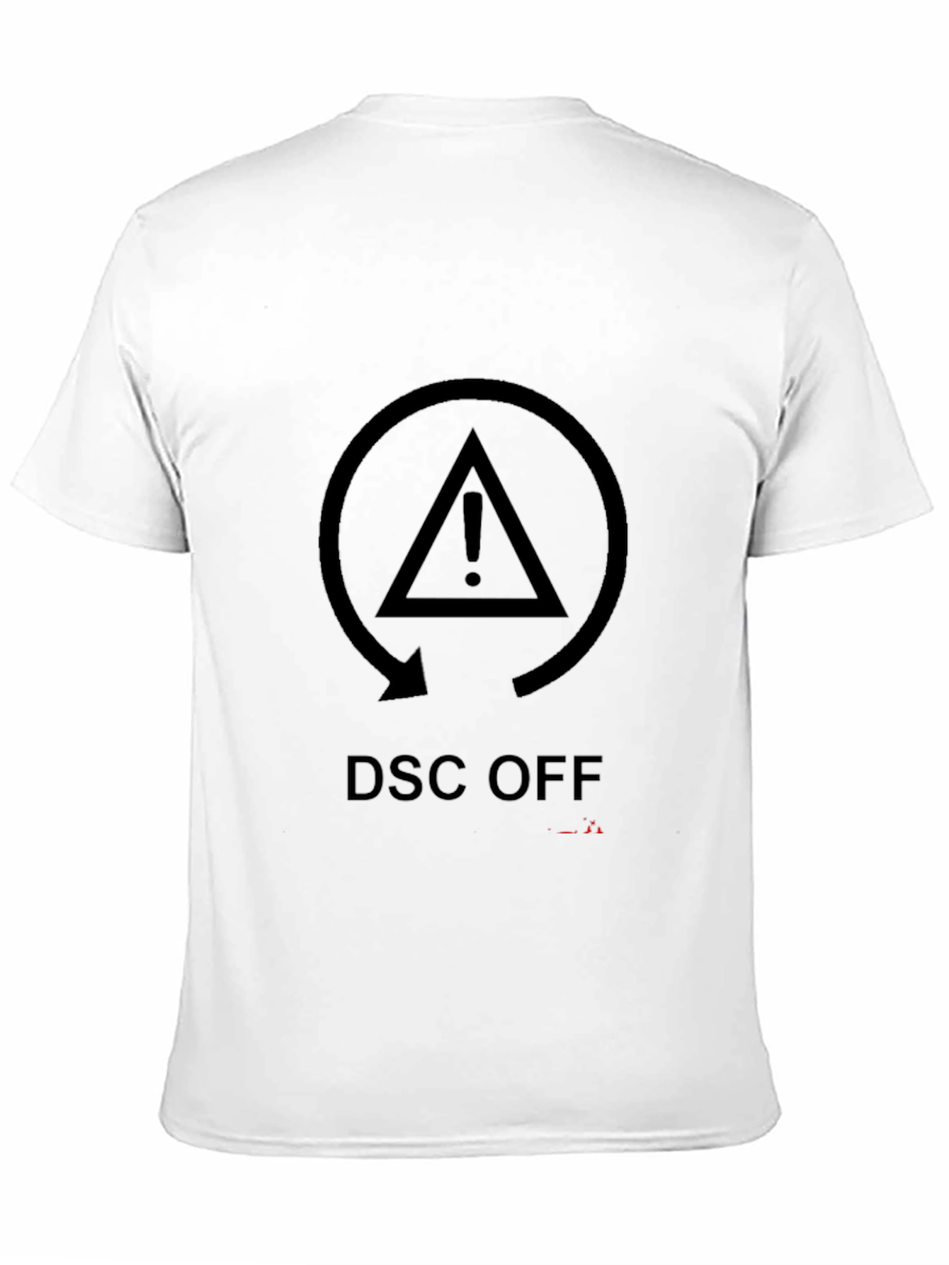 DSC OFF Warning Black T-Shirt