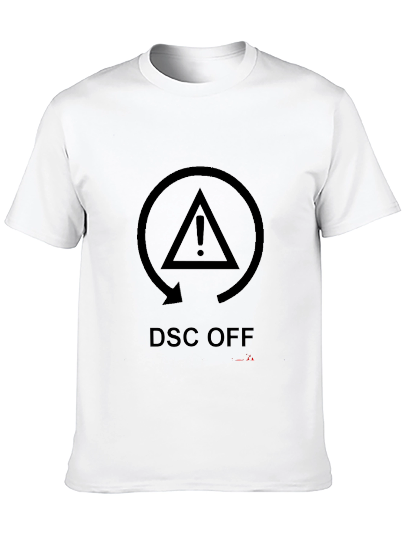 DSC OFF Warning Black T-Shirt