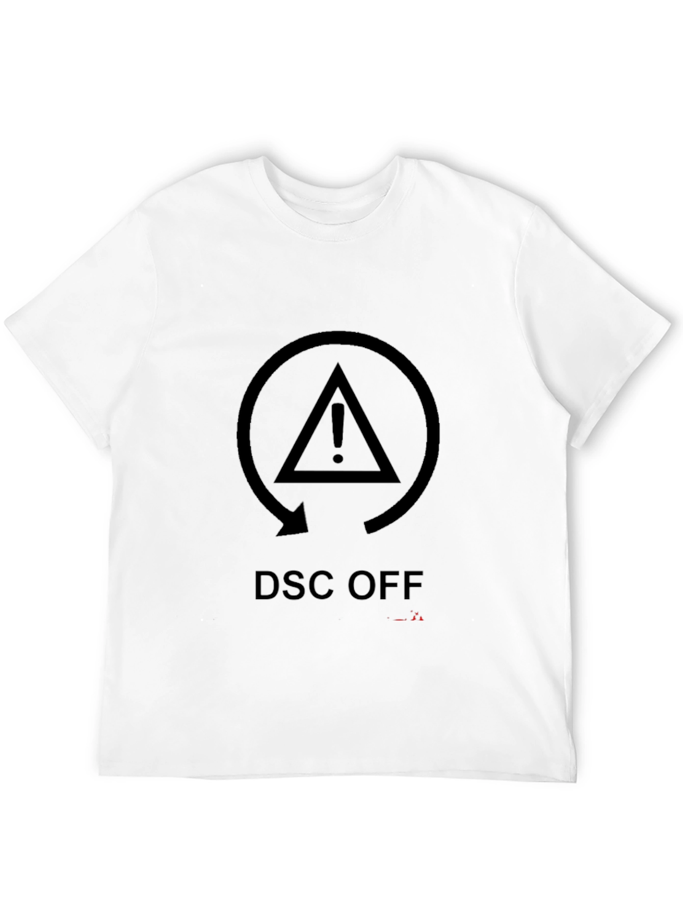DSC OFF Warning Black T-Shirt