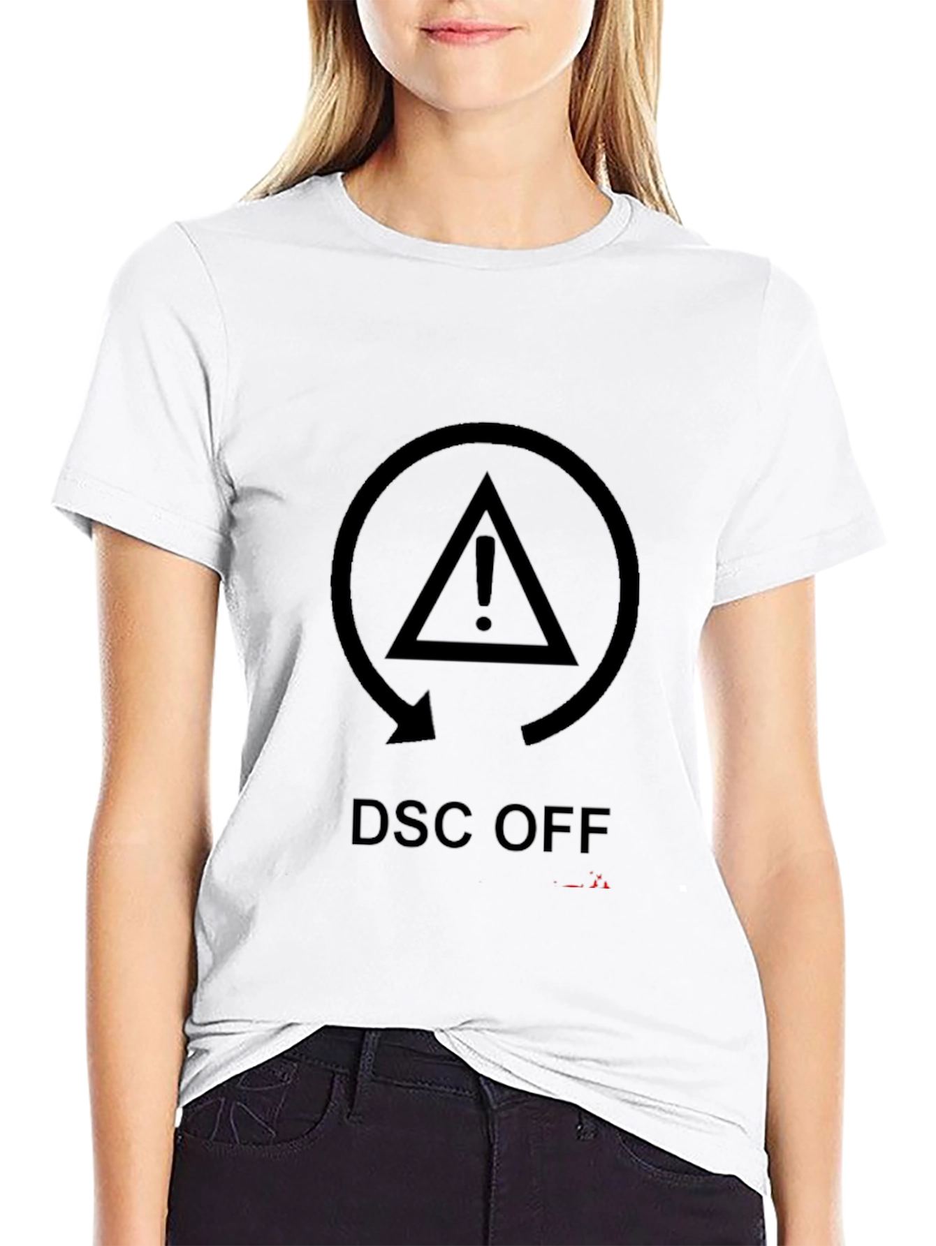 DSC OFF Warning Black T-Shirt