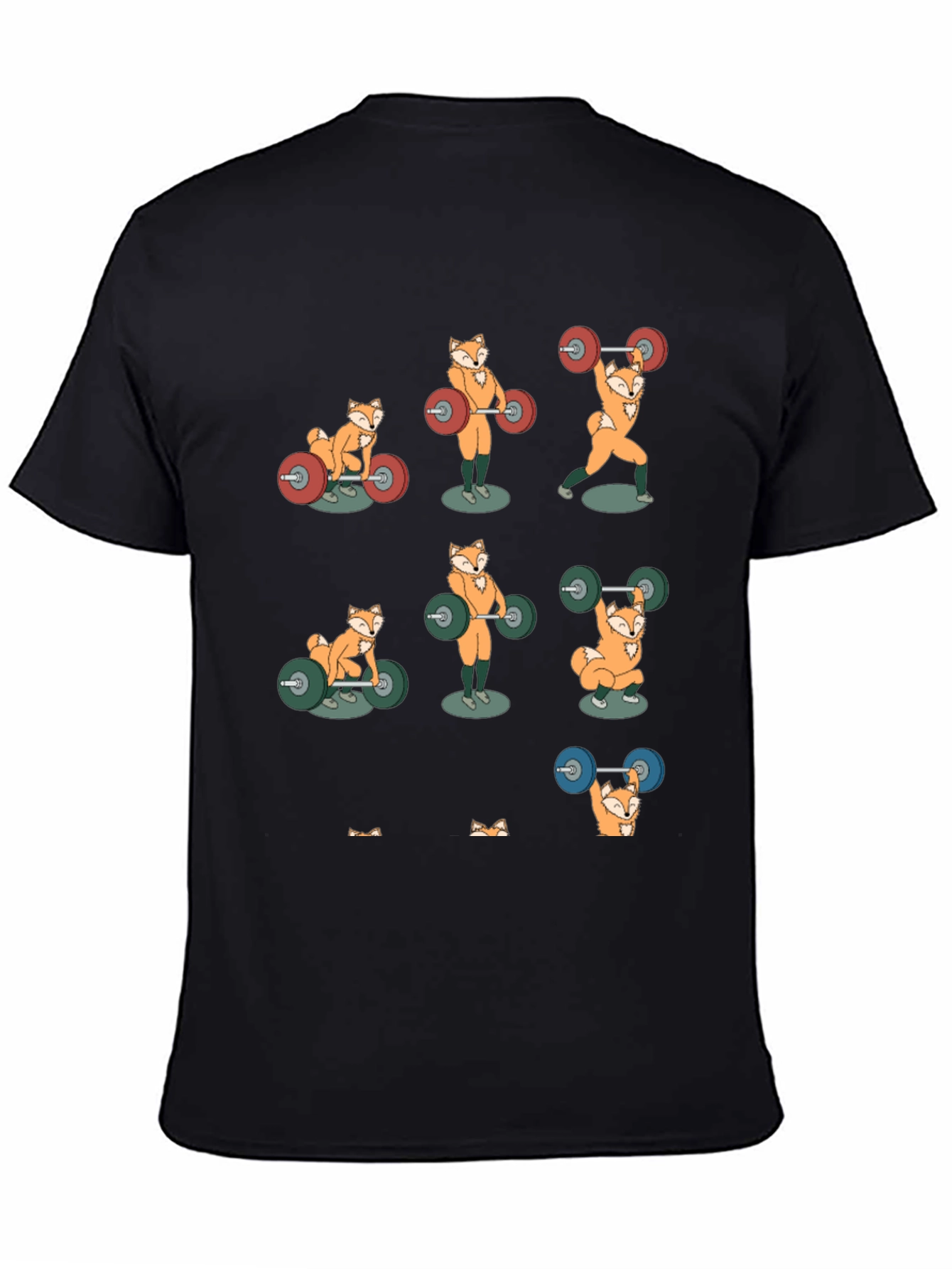 Fox Weightlifting T-Shirt - Funny Gym Tee