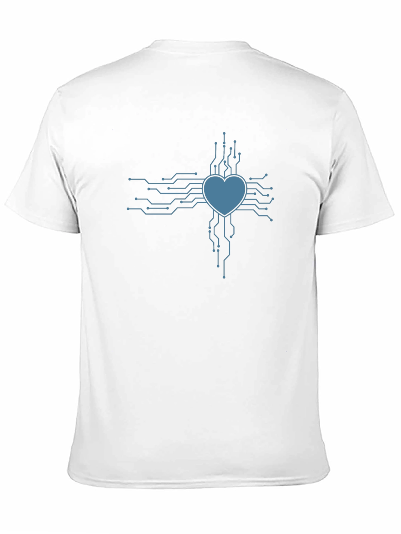 Tech Heart Black T-Shirt