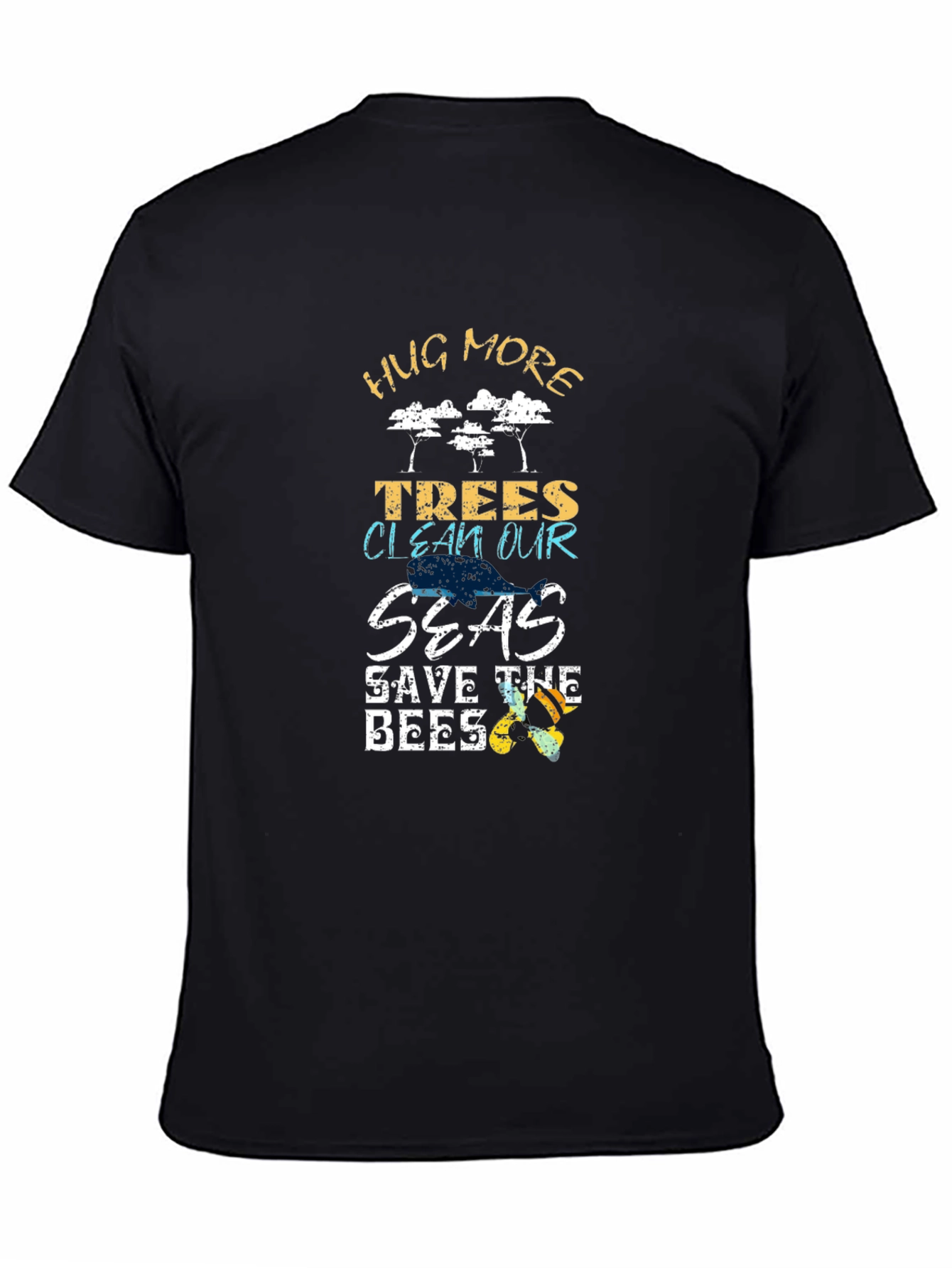 Eco-Friendly Graphic T-Shirt - Hug More Trees
