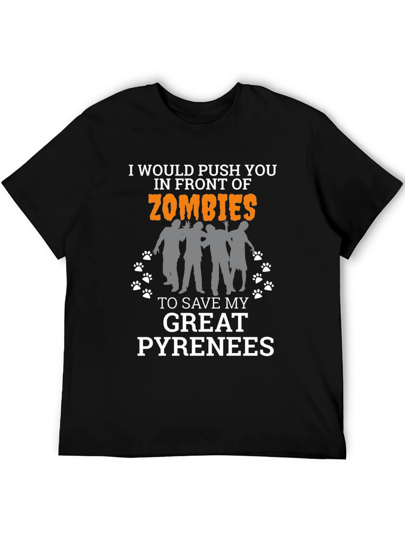 Funny Great Pyrenees Zombie T-Shirt