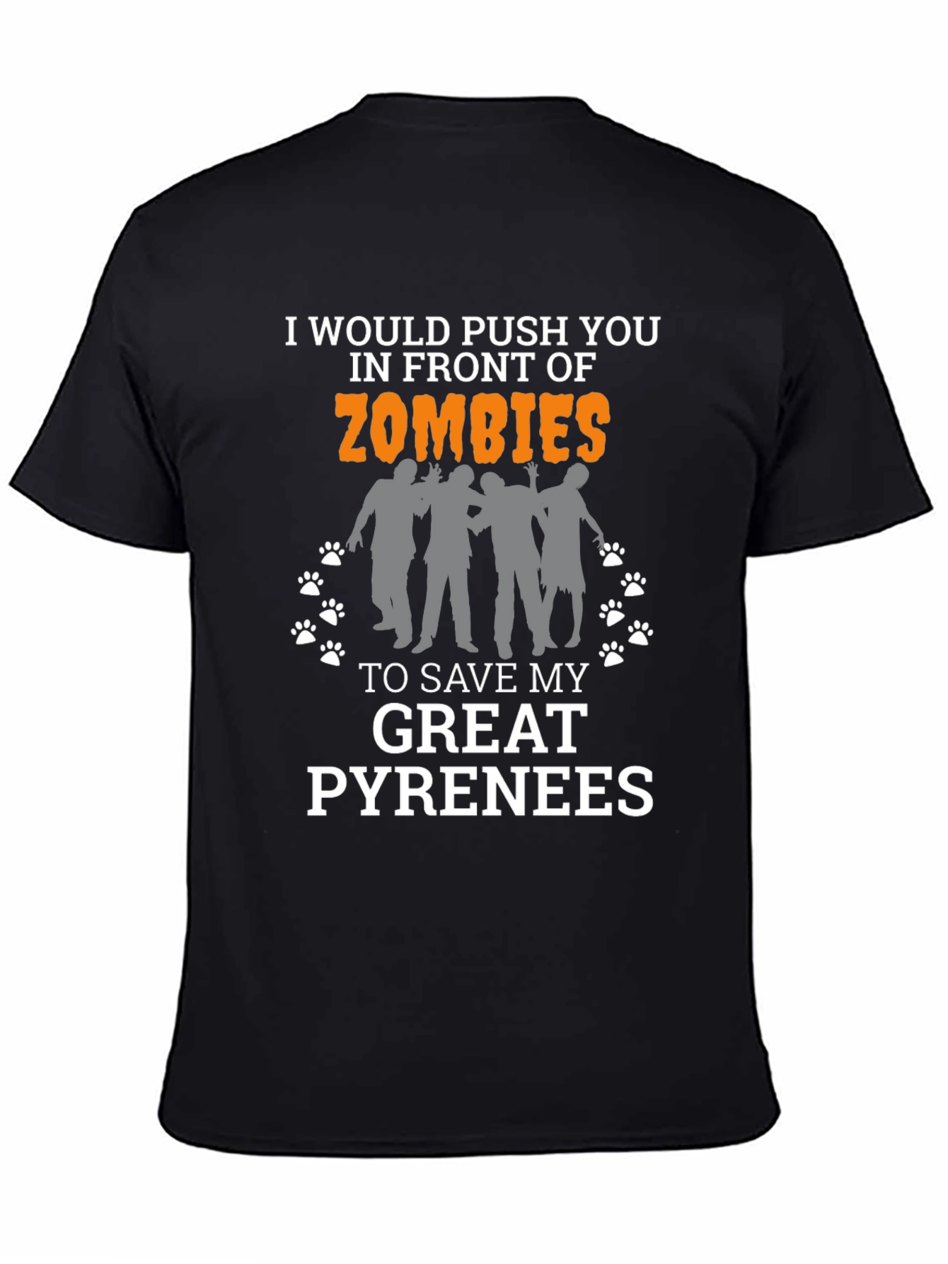 Funny Great Pyrenees Zombie T-Shirt