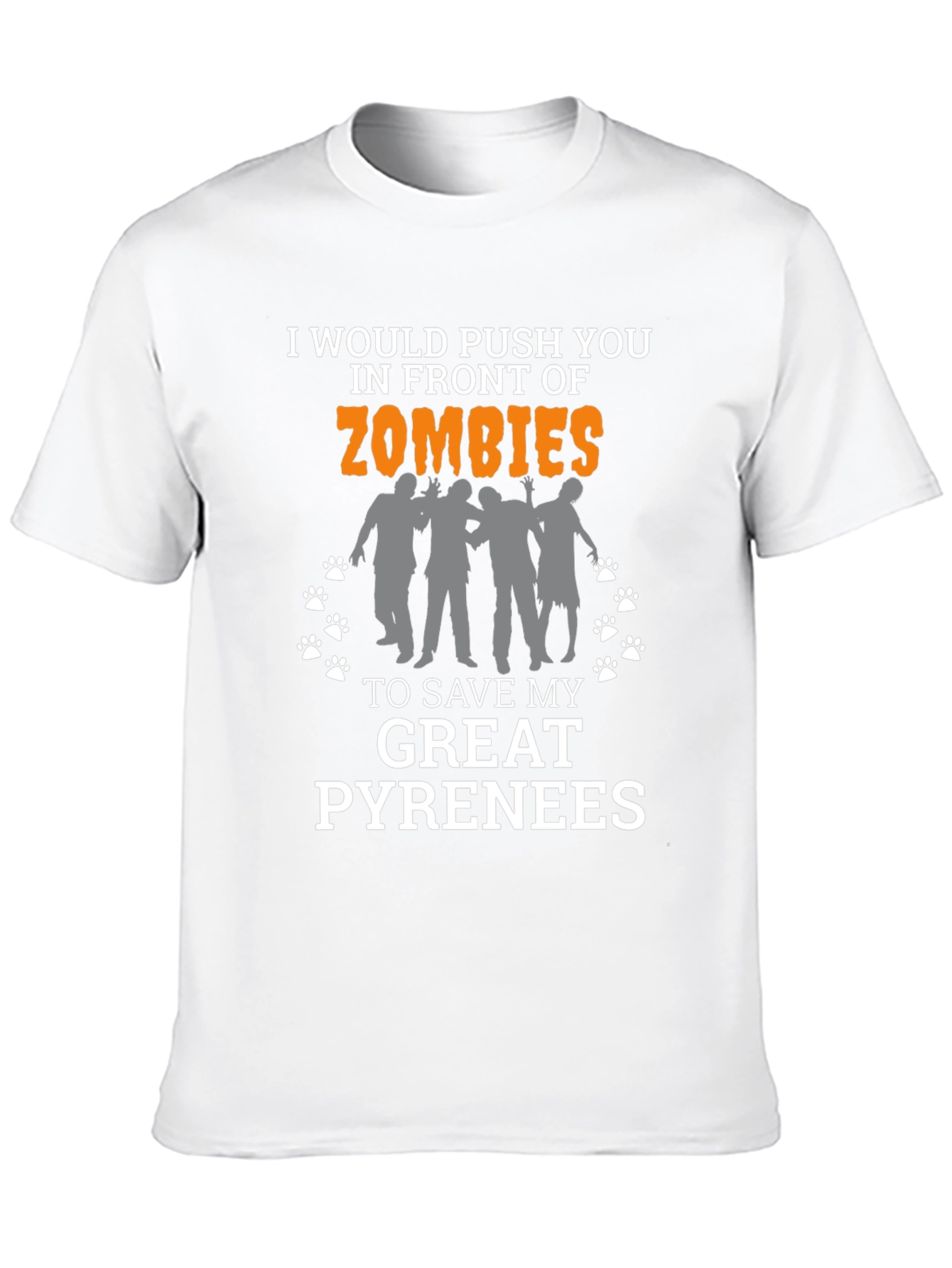 Funny Great Pyrenees Zombie T-Shirt