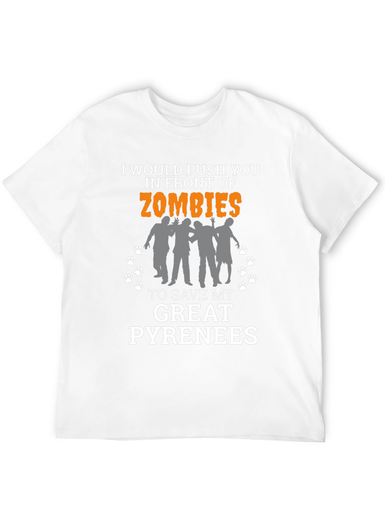 Funny Great Pyrenees Zombie T-Shirt