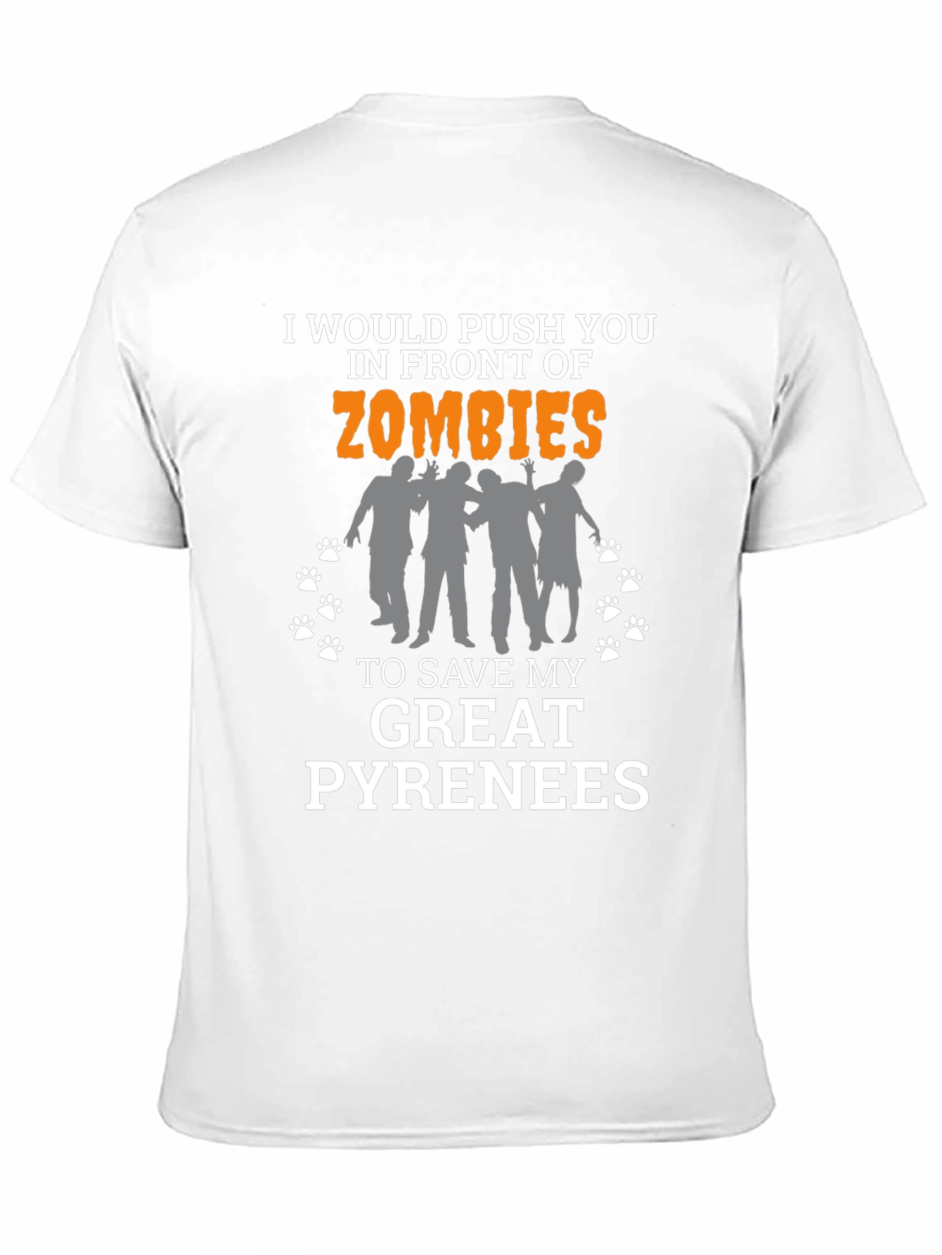 Funny Great Pyrenees Zombie T-Shirt