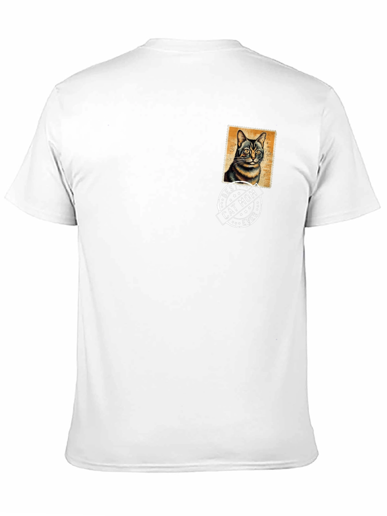 Best Cat Mom Ever Graphic Tee - Novelty T-Shirt