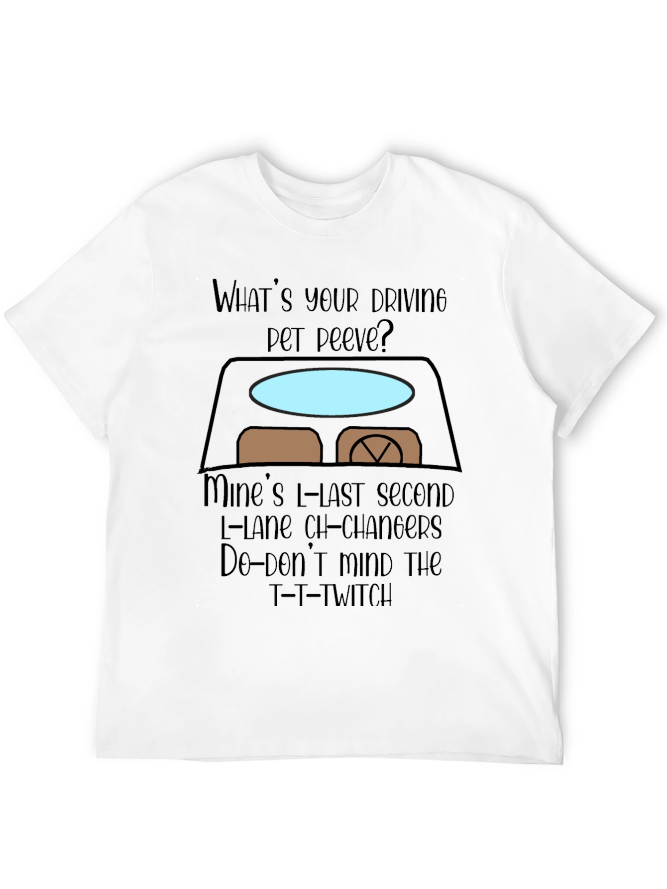 Driving Pet Peeve Graphic T-Shirt