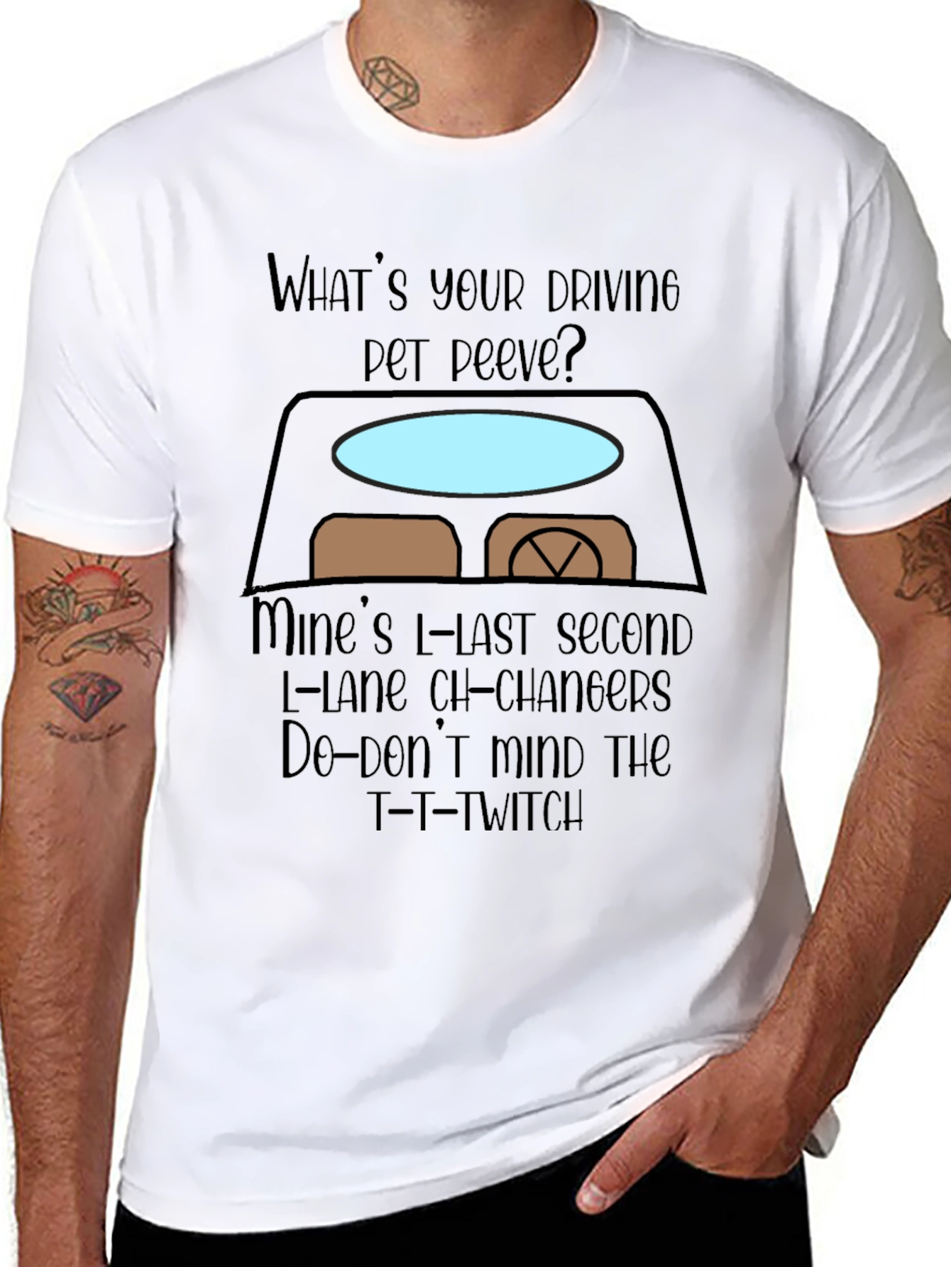 Driving Pet Peeve Graphic T-Shirt