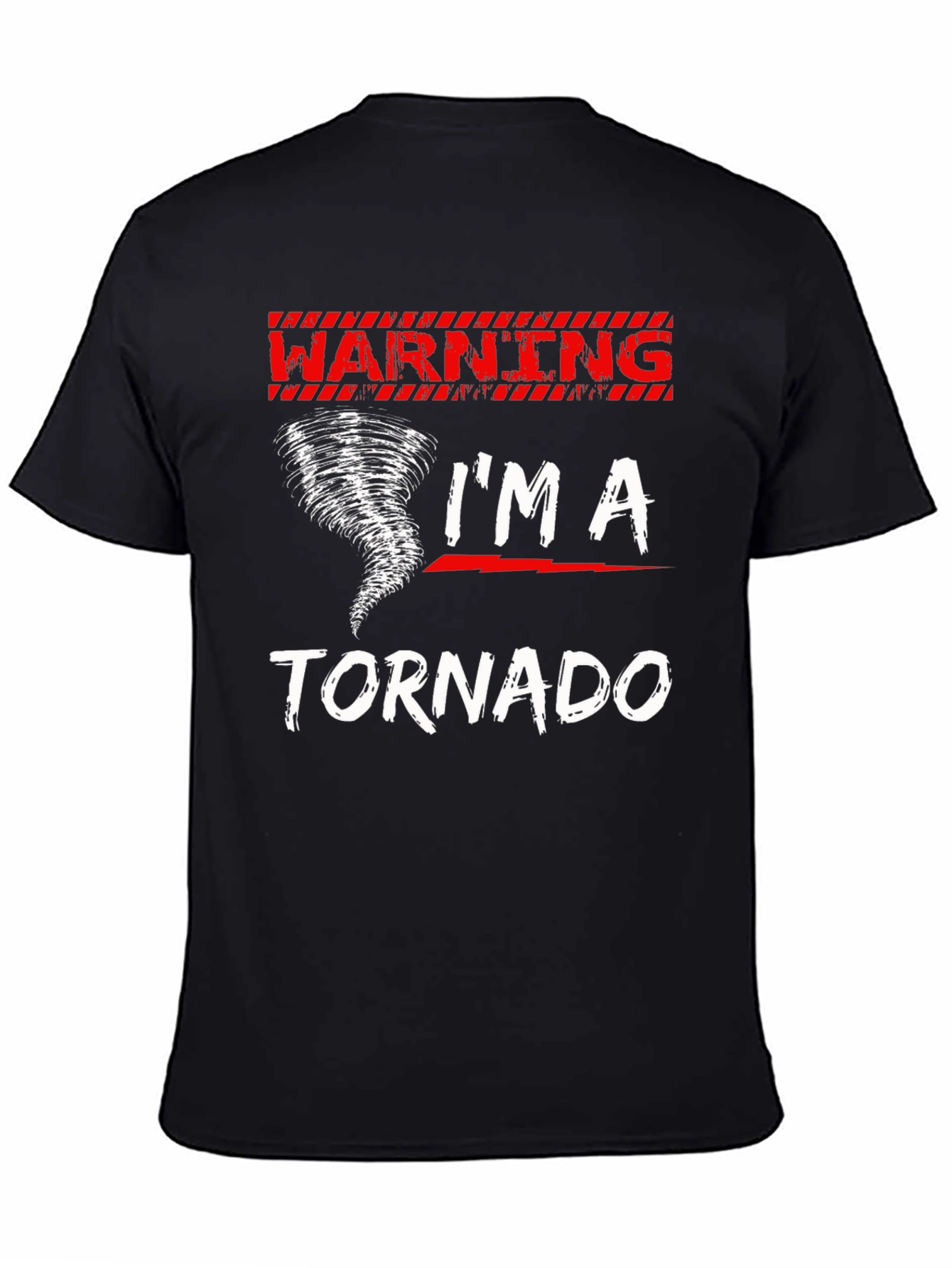 Warning Im A Tornado Graphic T-Shirt