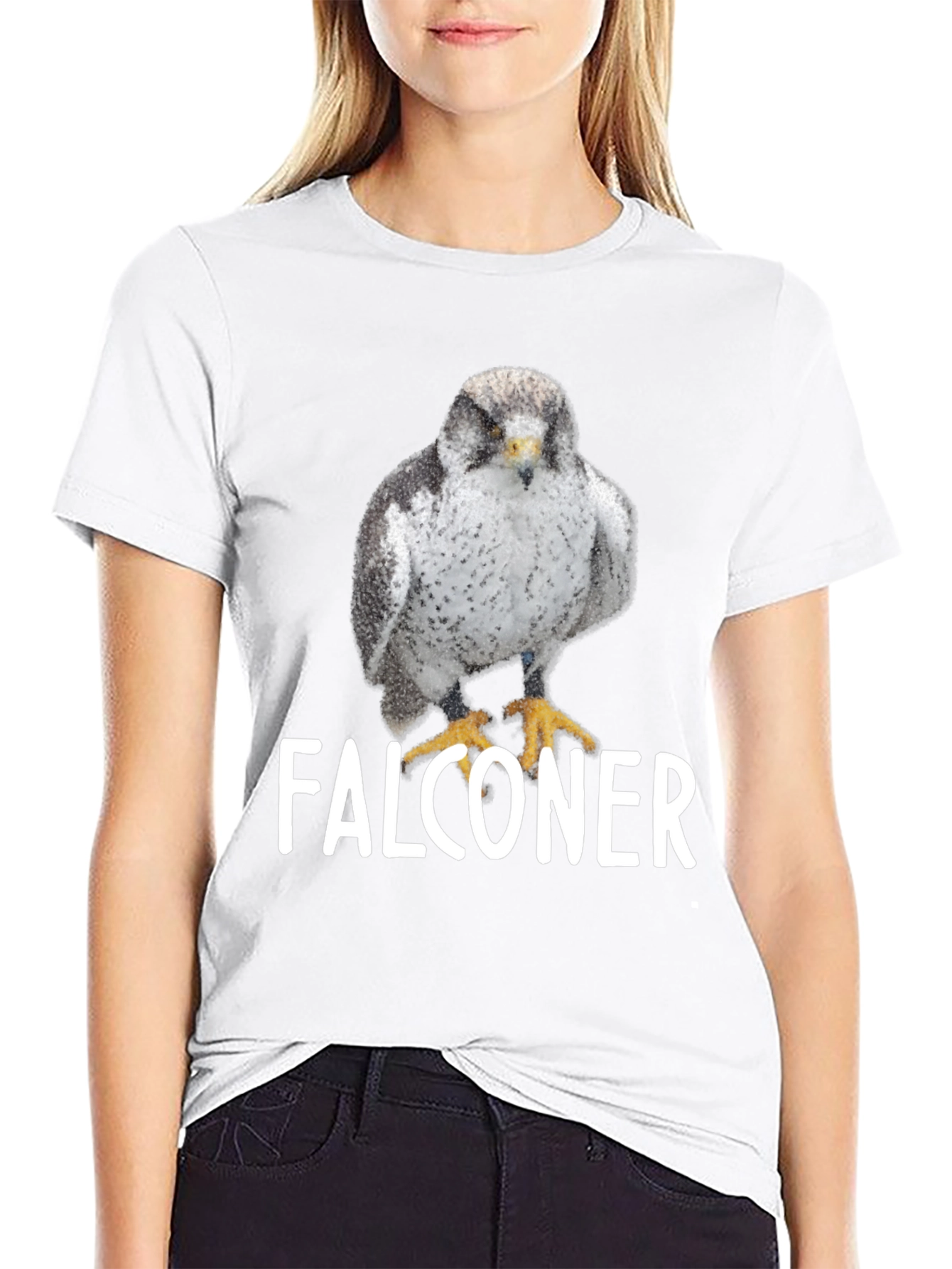 Falconer Graphic Tee - Bird Lover T-Shirt