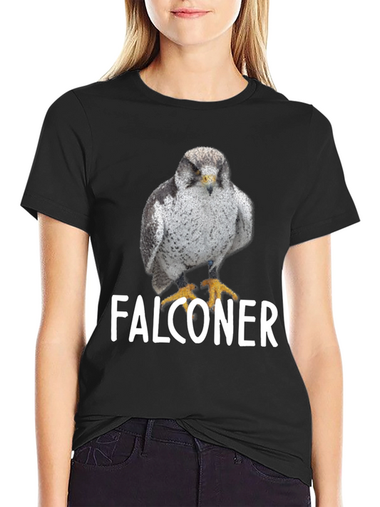 Falconer Graphic Tee - Bird Lover T-Shirt