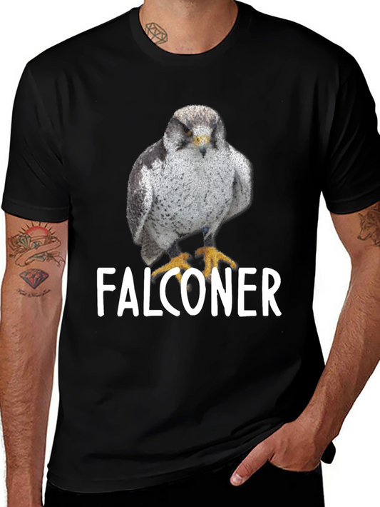 Falconer Graphic Tee - Bird Lover T-Shirt