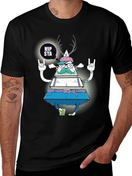Hipsta Triangle Graphic T-Shirt