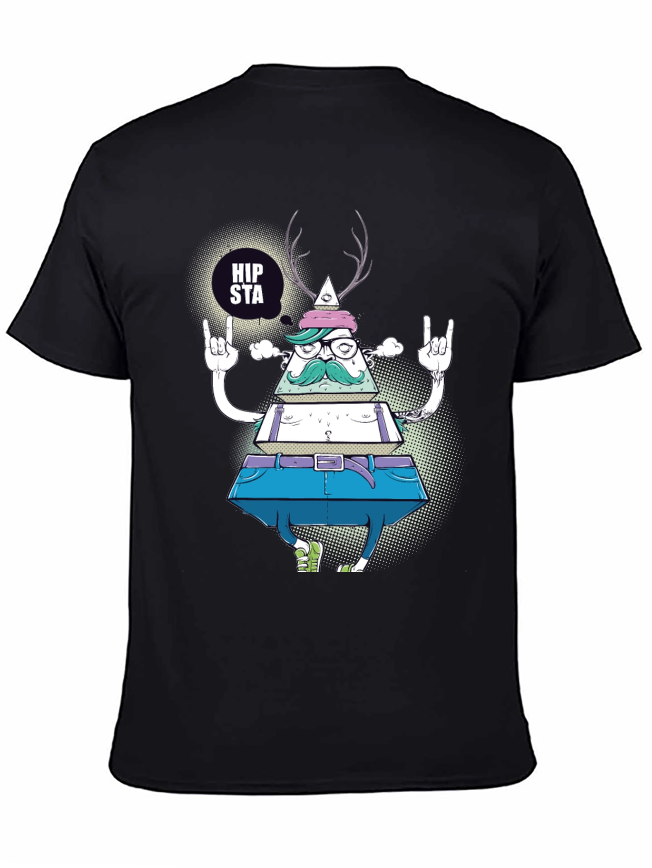 Hipsta Triangle Graphic T-Shirt