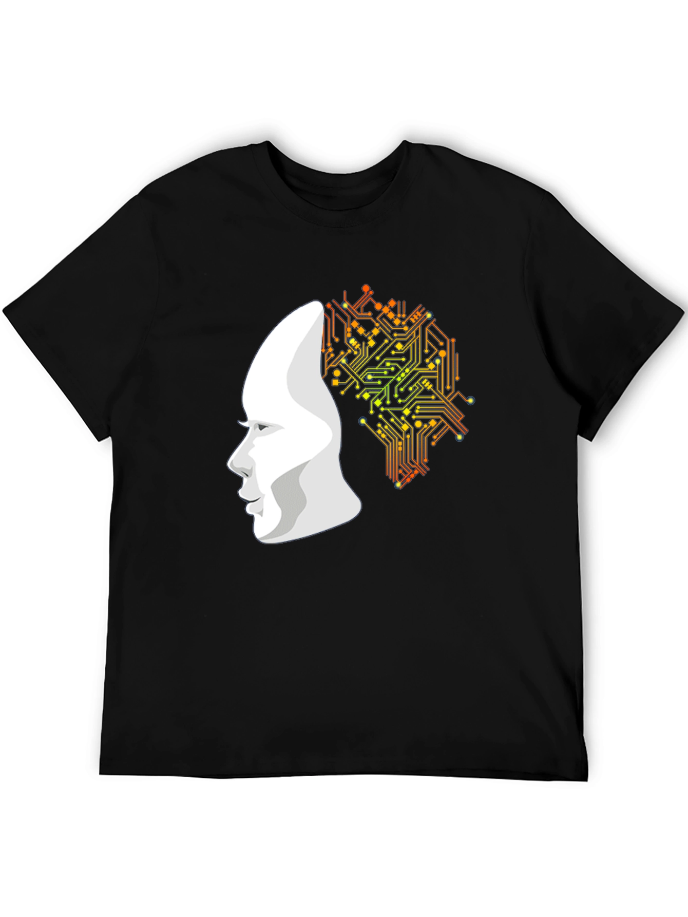 AI Mind T-Shirt - Circuit Board Brain