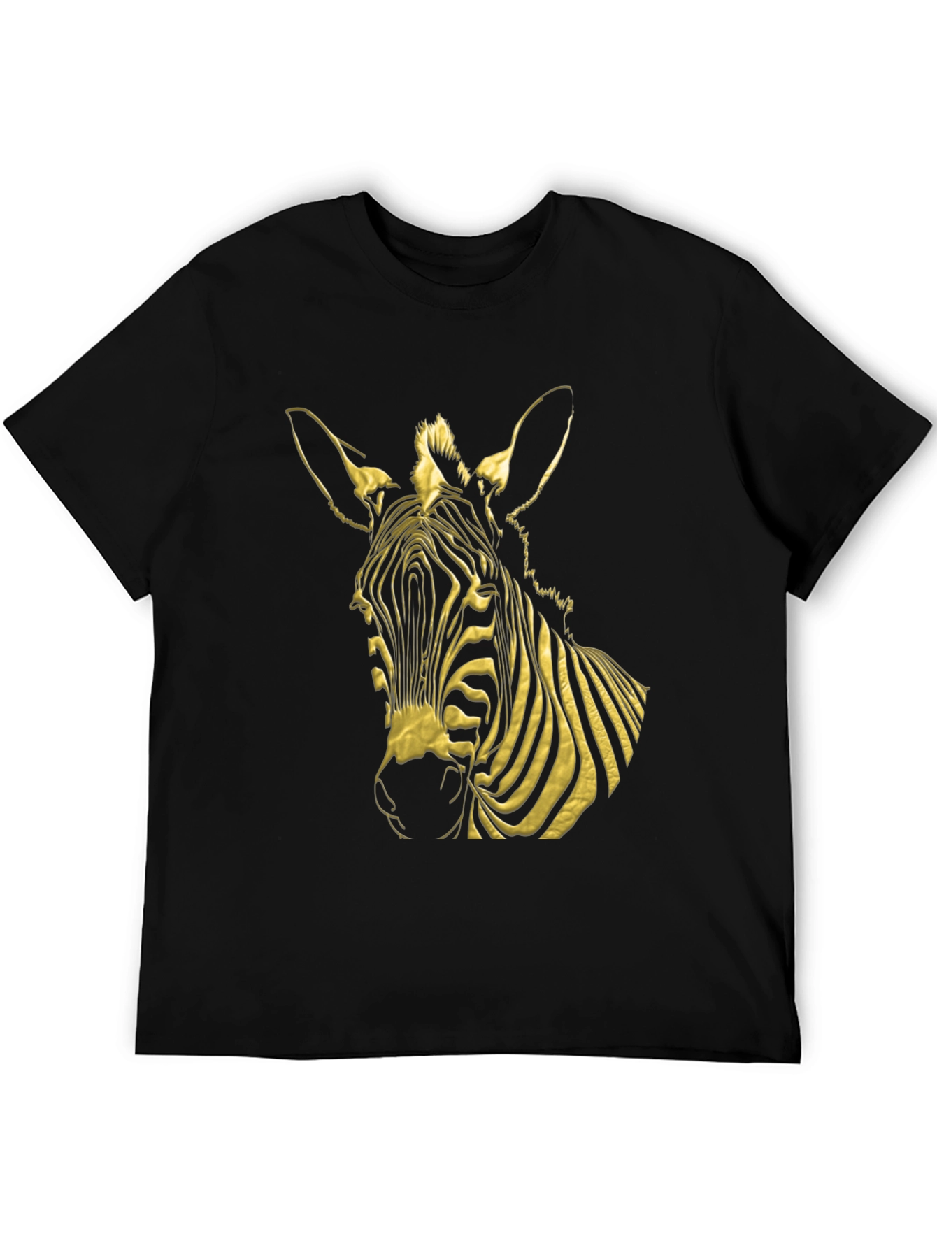 Zebra Graphic Tee - Bold Black T-Shirt