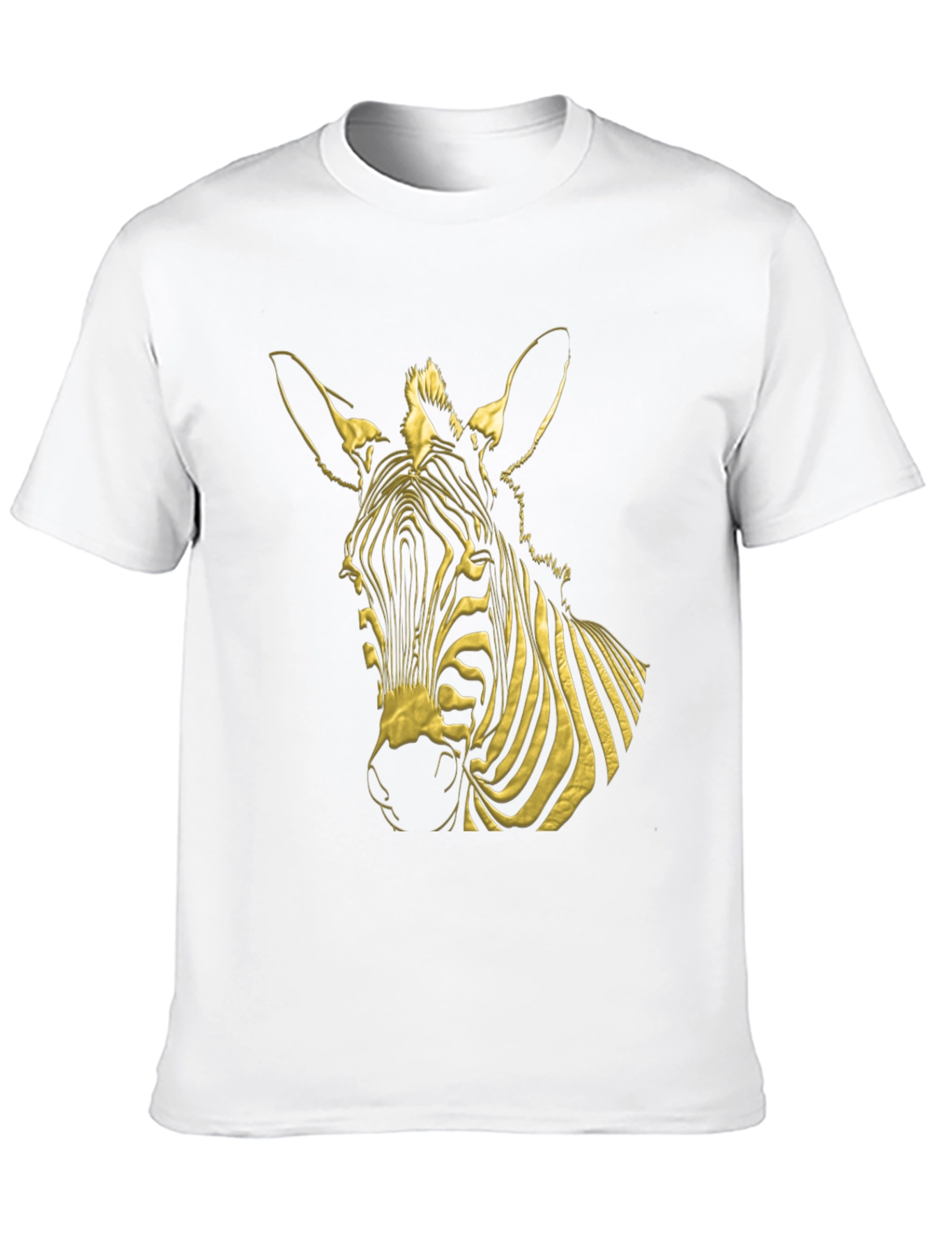 Zebra Graphic Tee - Bold Black T-Shirt
