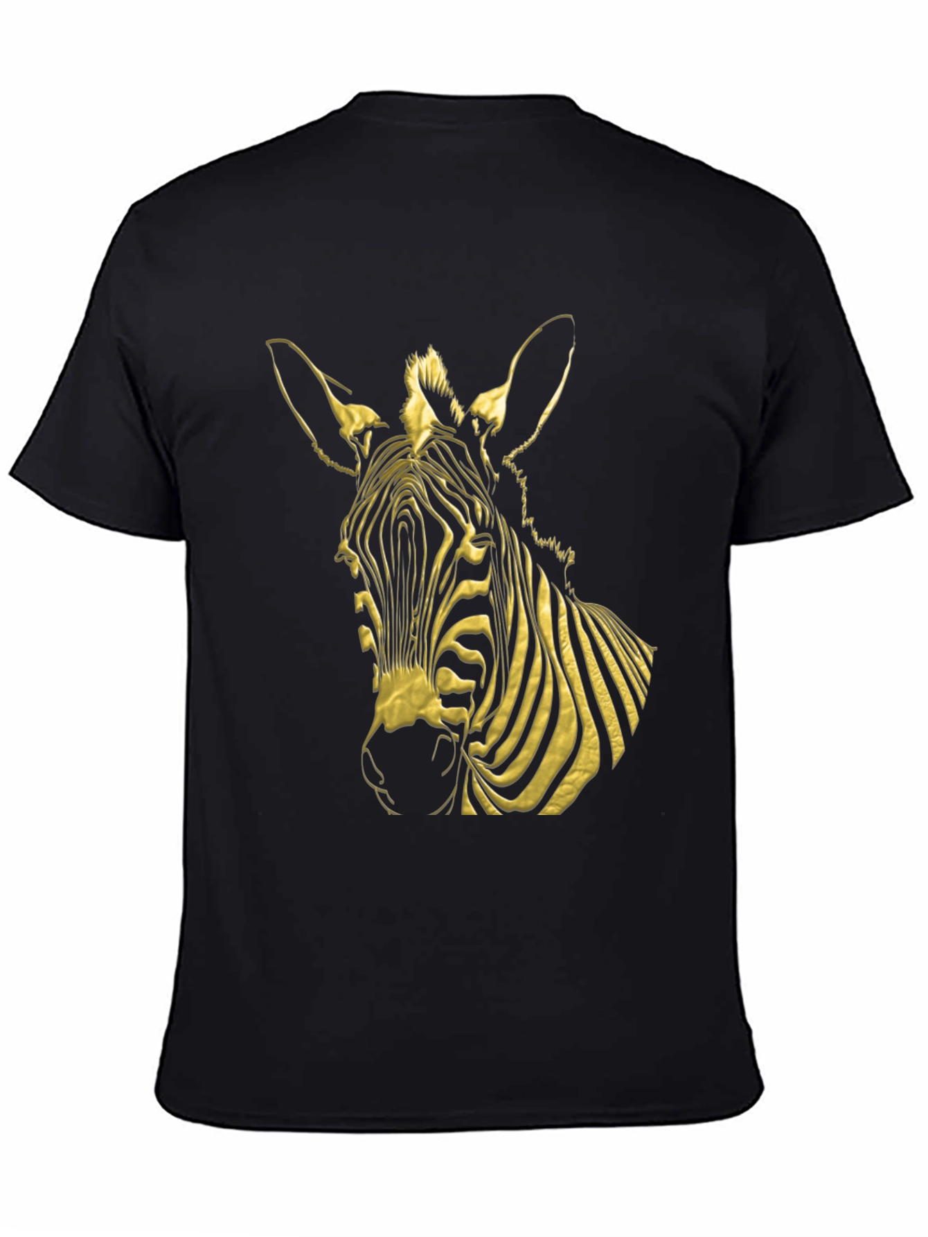 Zebra Graphic Tee - Bold Black T-Shirt
