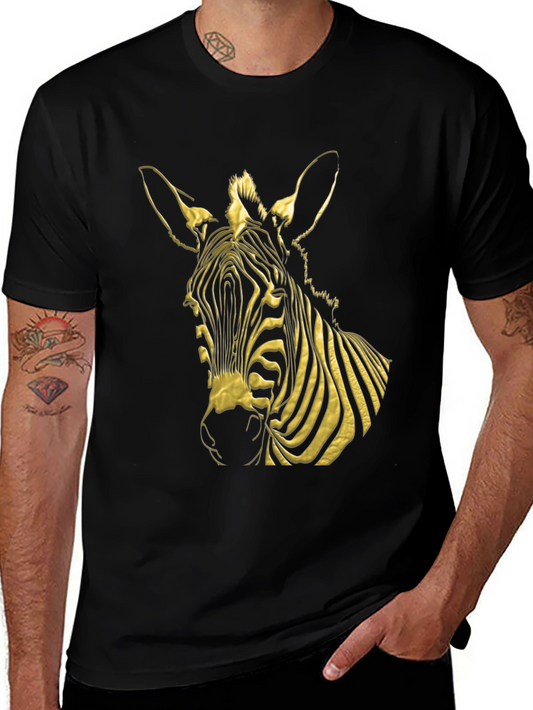 Zebra Graphic Tee - Bold Black T-Shirt