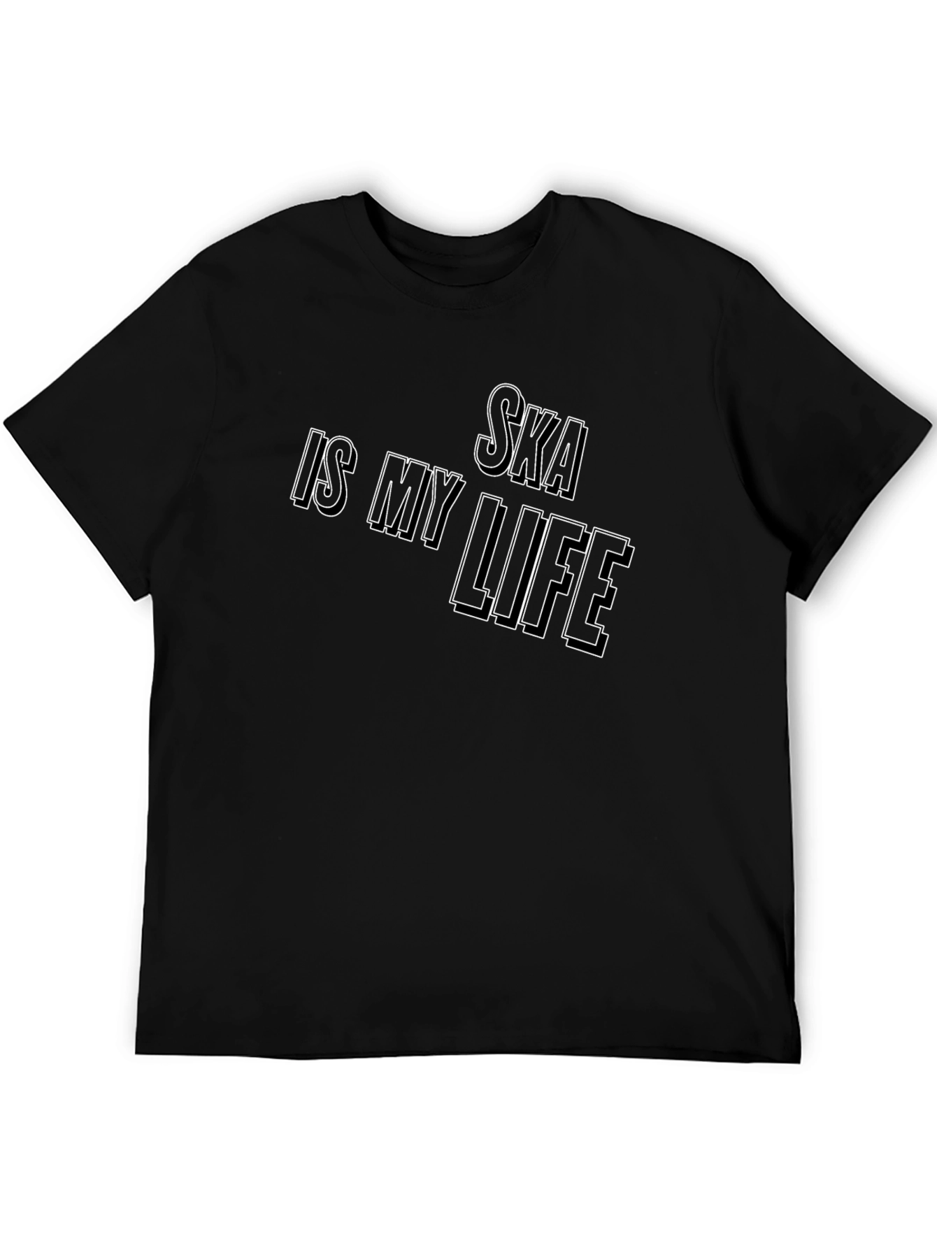Ska Is My Life Black Graphic Tee