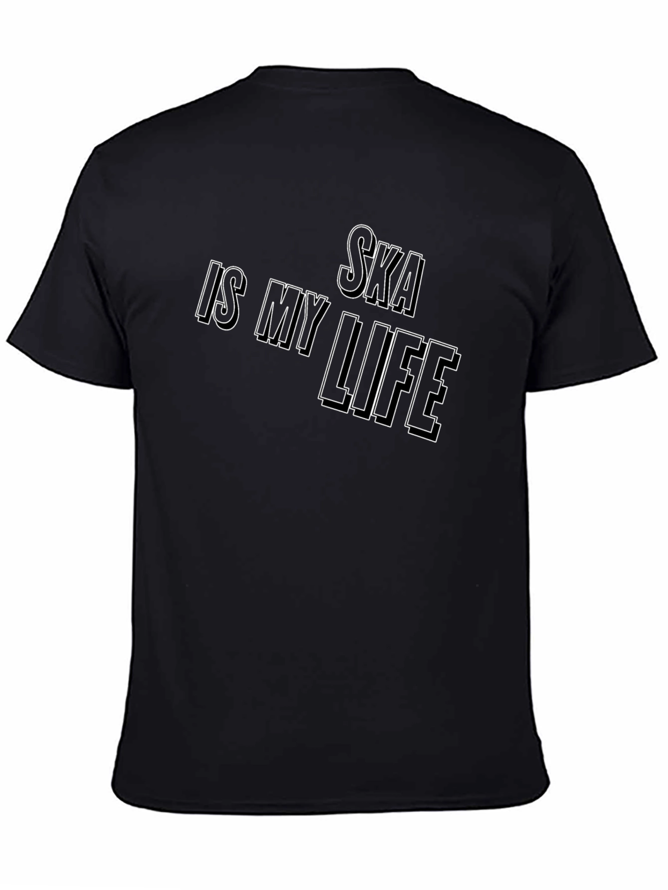 Ska Is My Life Black Graphic Tee
