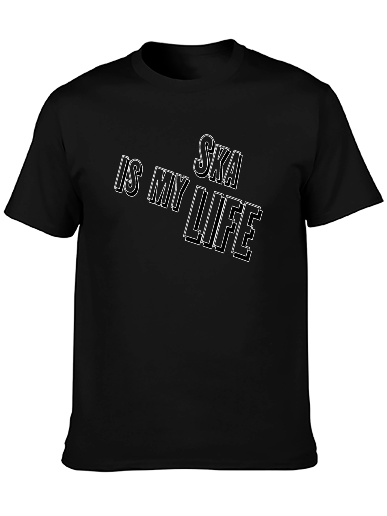 Ska Is My Life Black Graphic Tee
