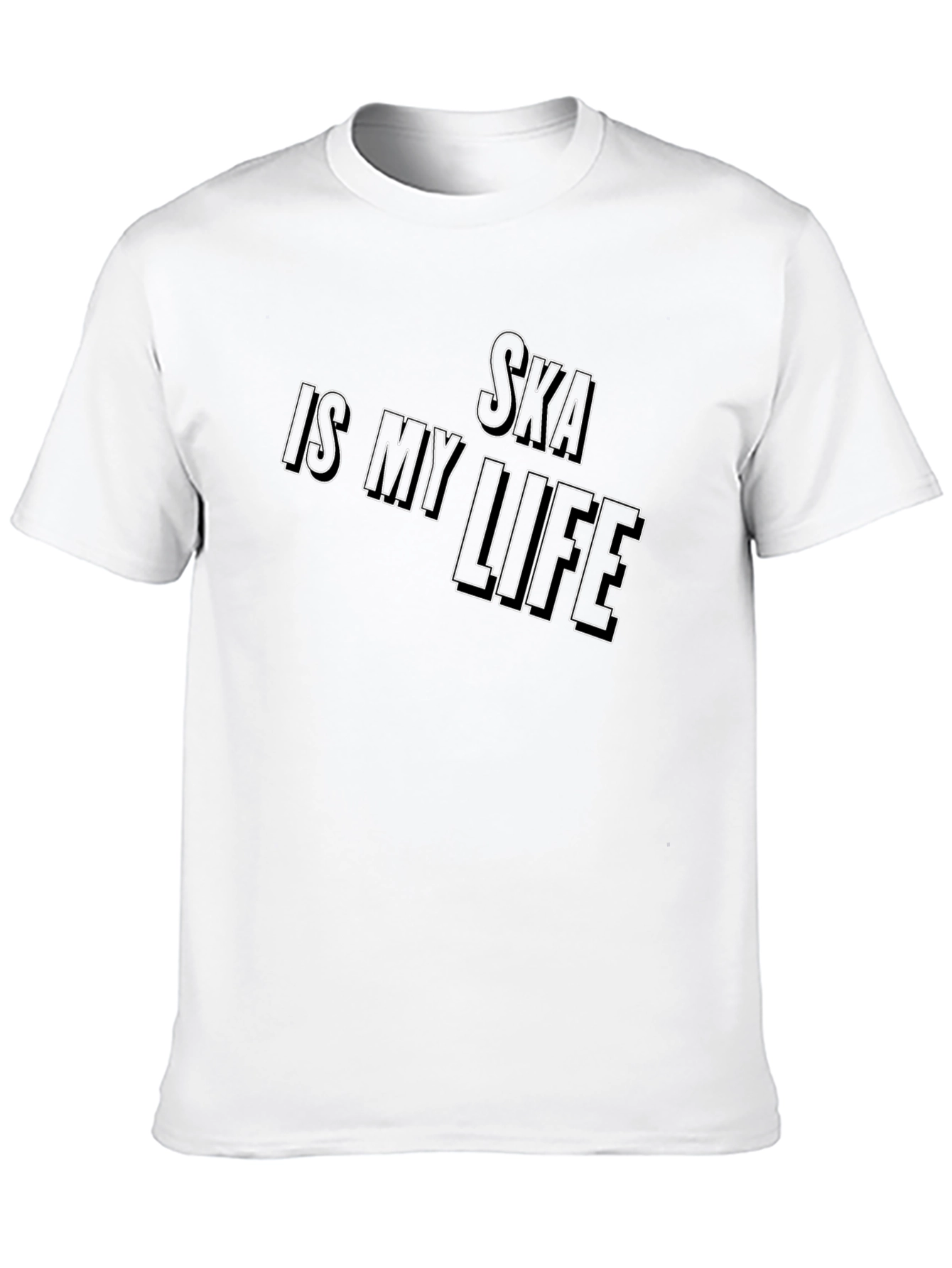 Ska Is My Life Black Graphic Tee