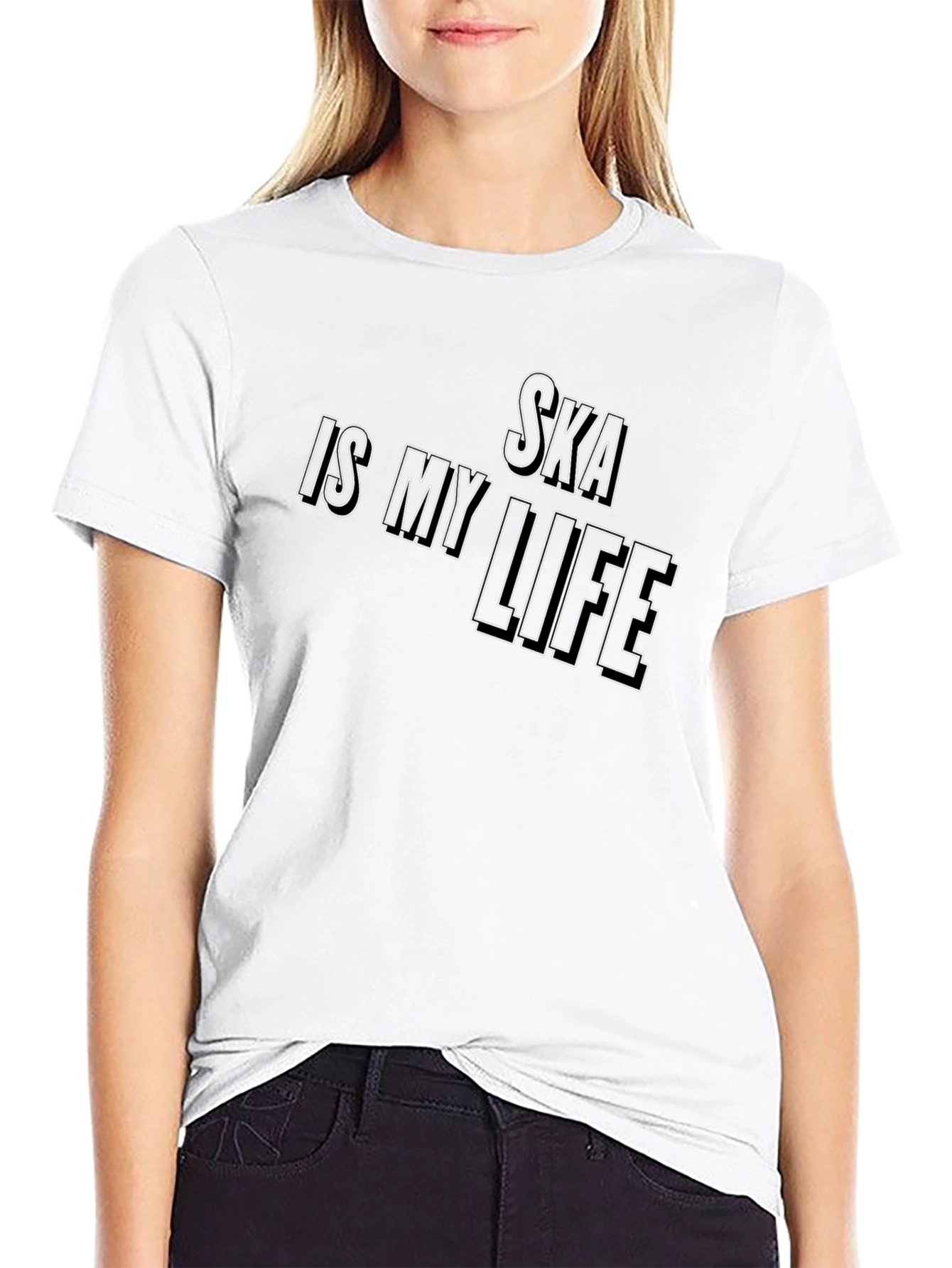 Ska Is My Life Black Graphic Tee