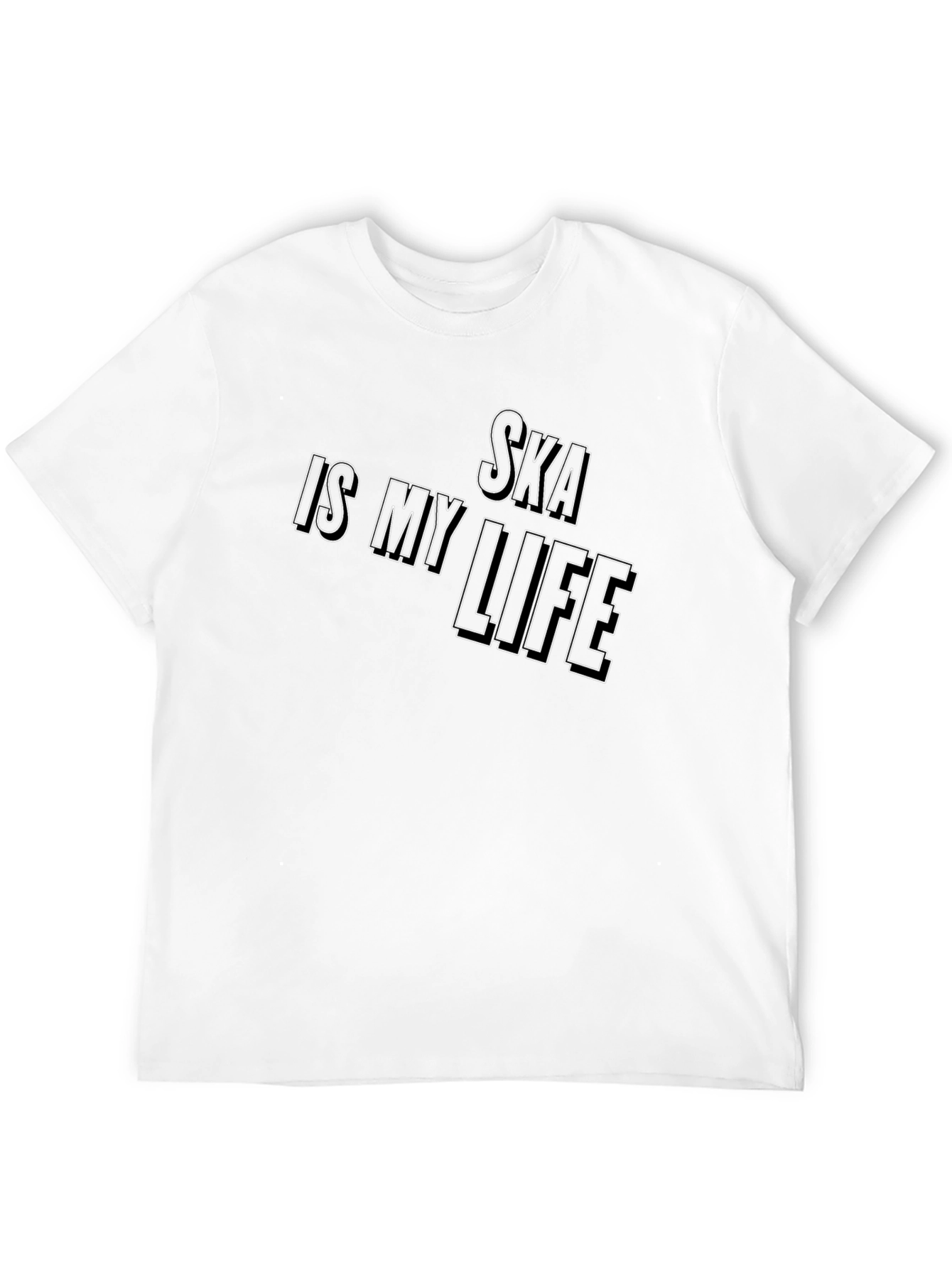 Ska Is My Life Black Graphic Tee
