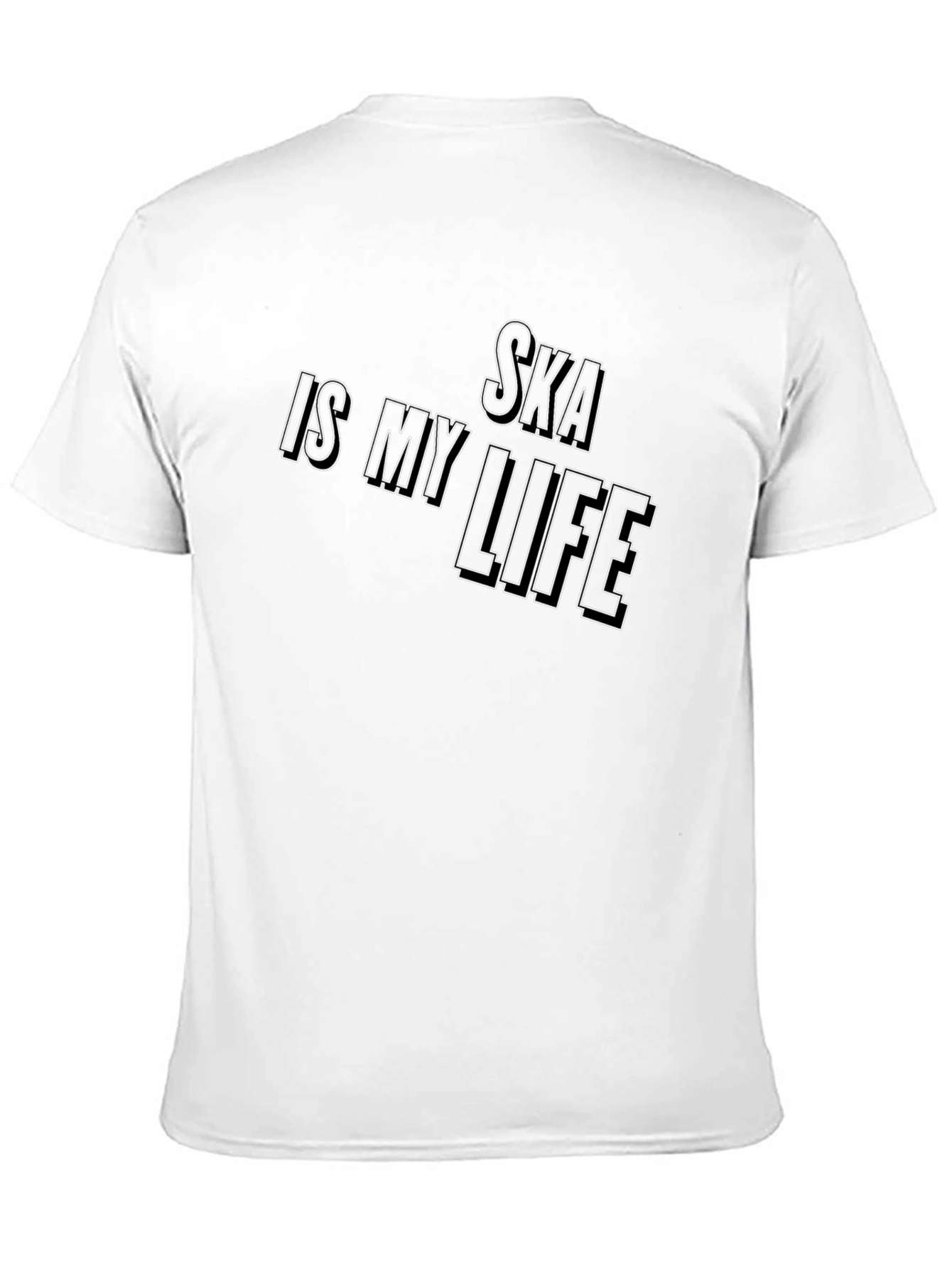 Ska Is My Life Black Graphic Tee