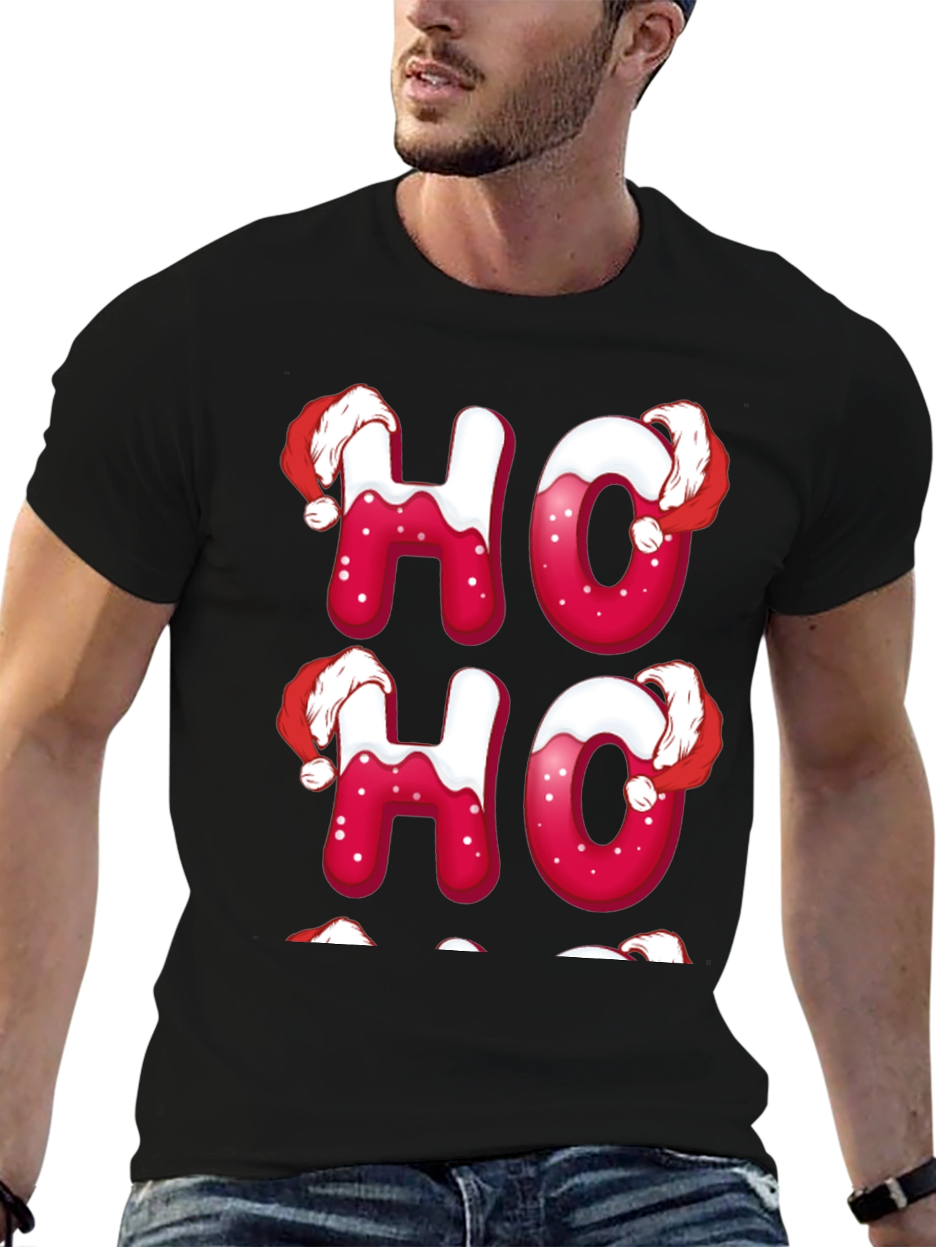 Festive Ho Ho Ho Christmas T-Shirt