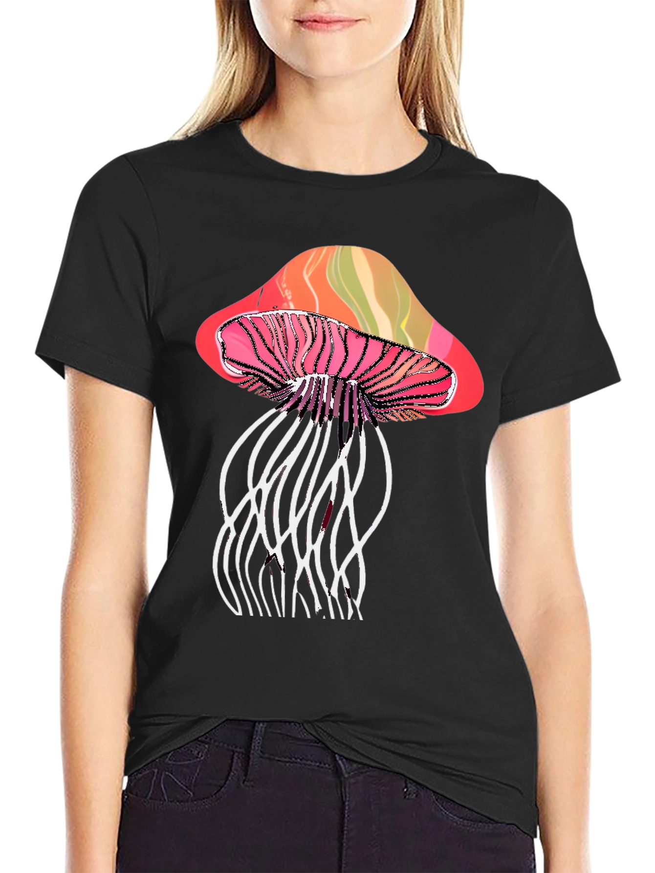 Psychedelic Mushroom Graphic T-Shirt