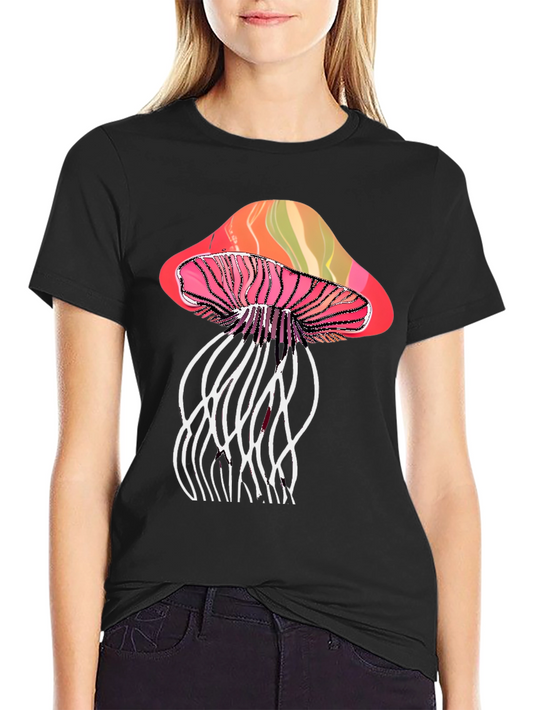 Psychedelic Mushroom Graphic T-Shirt