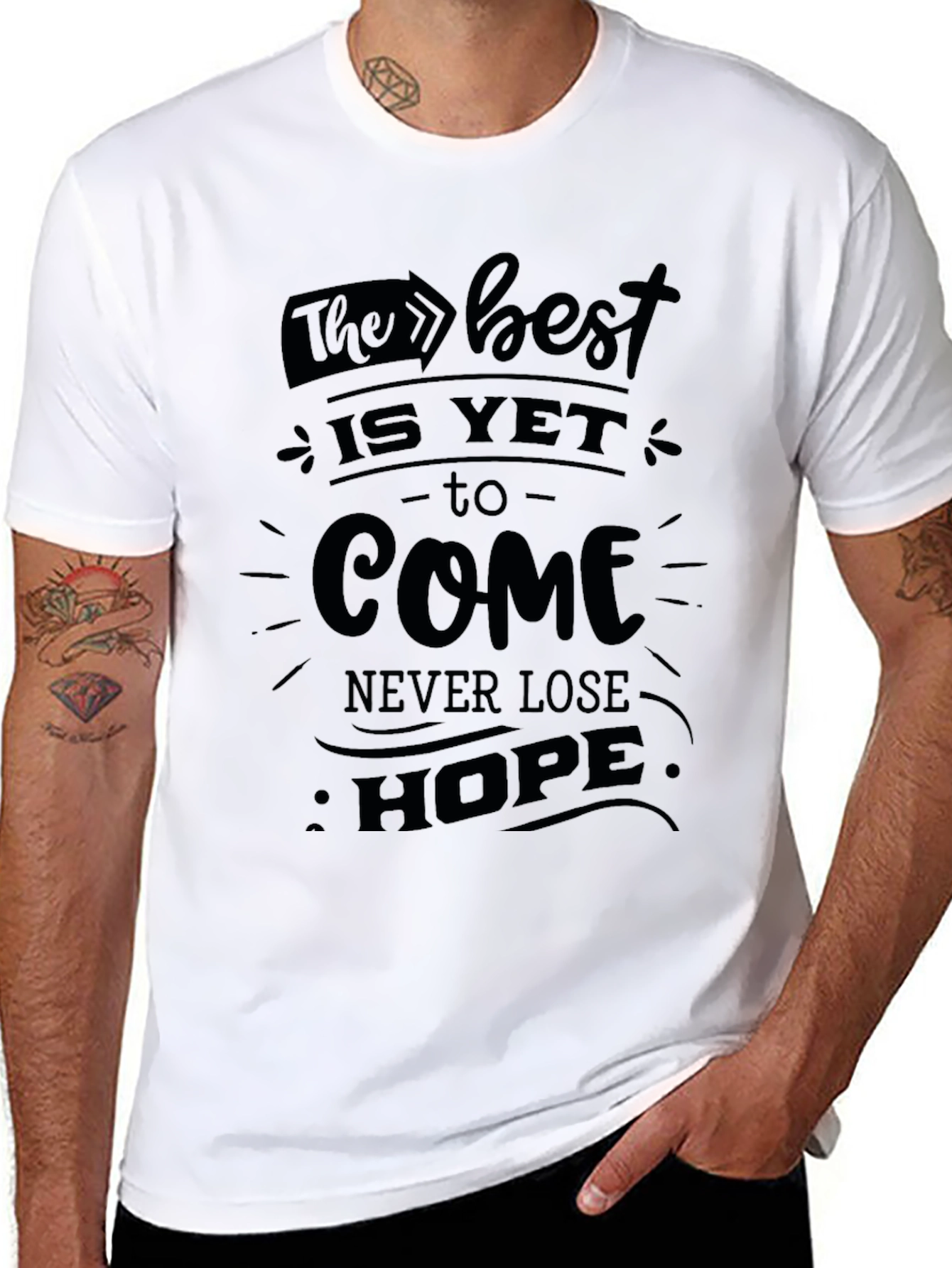 Inspirational The Best Is Yet To Come Graphic T-Shirt