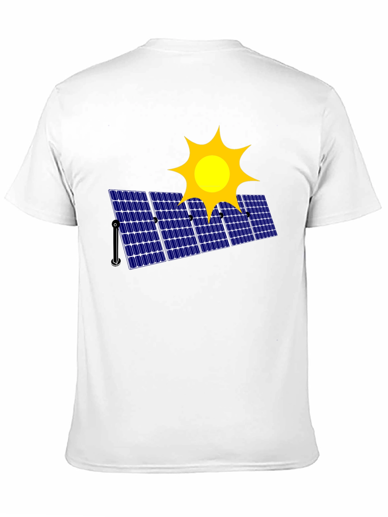 Solar Panel Graphic T-Shirt - Eco-Friendly Fashion