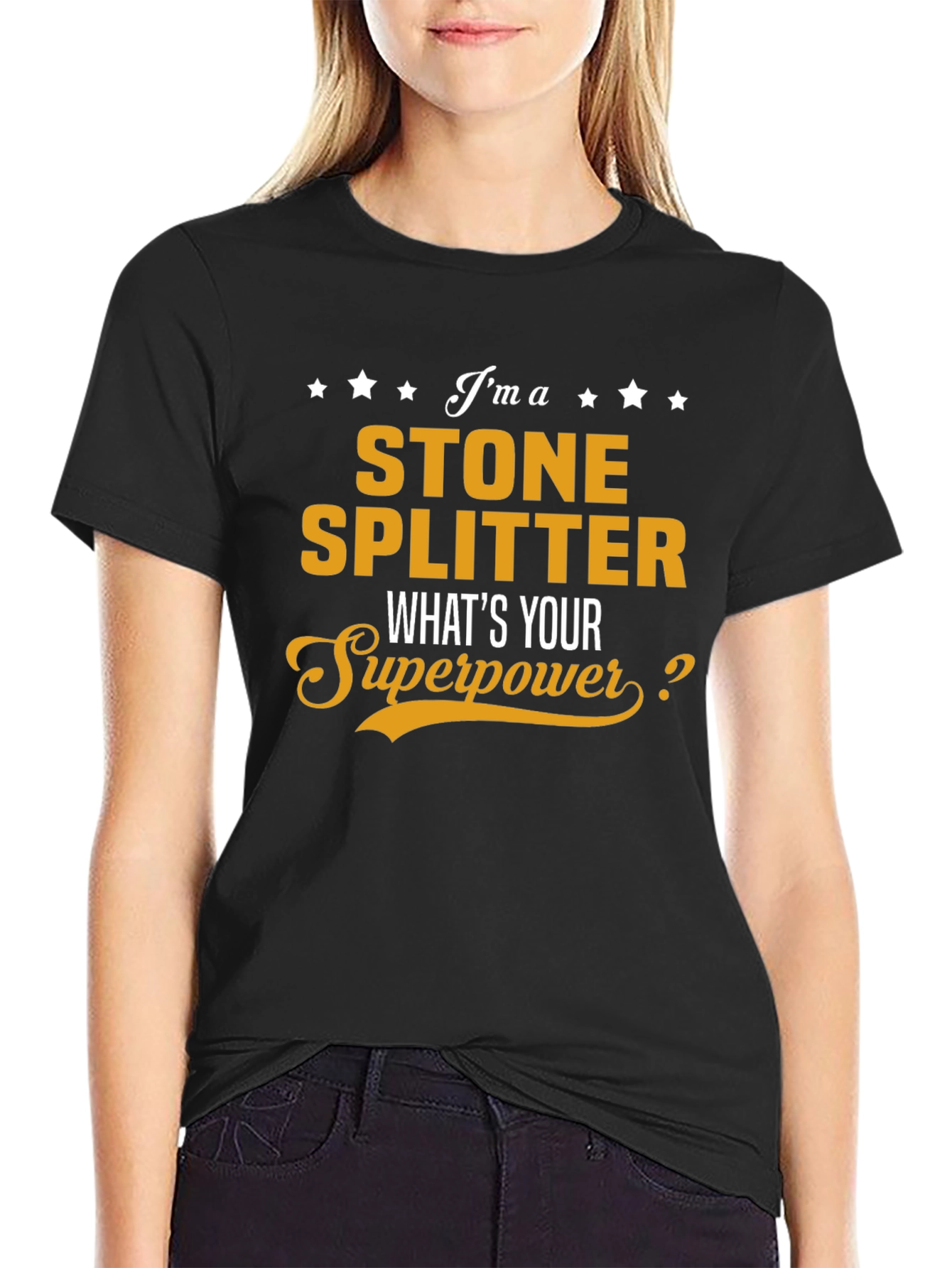 Stone Splitter Superpower T-Shirt - Cool Job Pride Tee