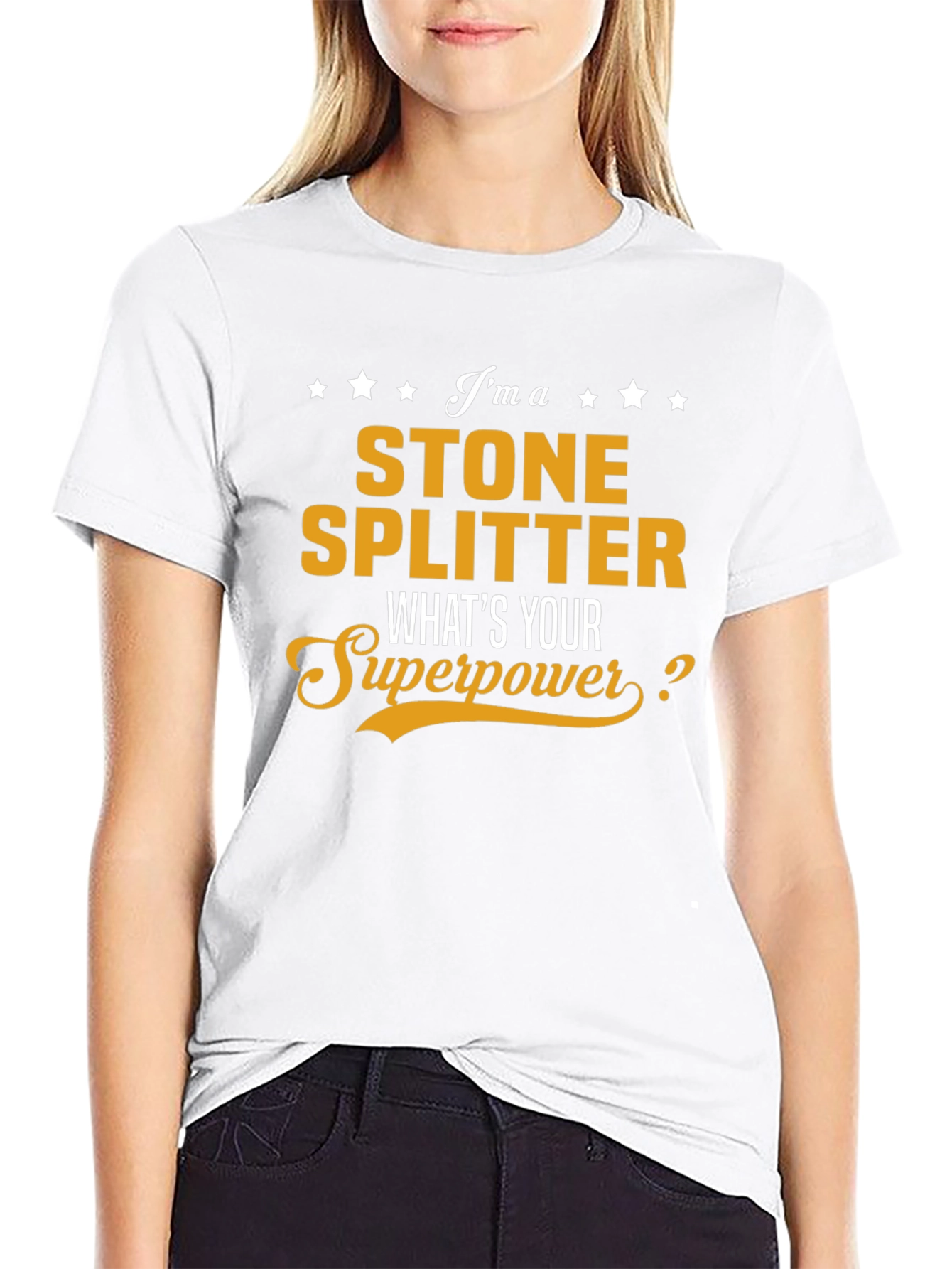 Stone Splitter Superpower T-Shirt - Cool Job Pride Tee