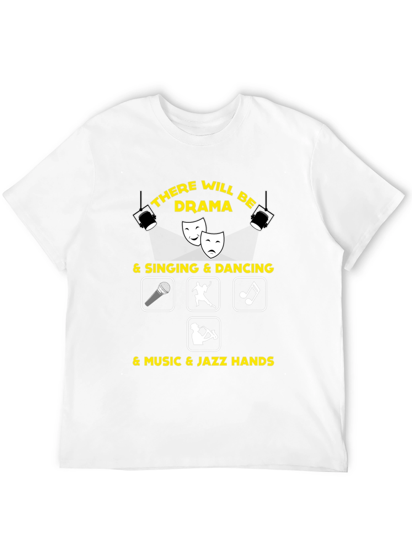 Drama Music T-Shirt Singing Dancing Theatre Tee