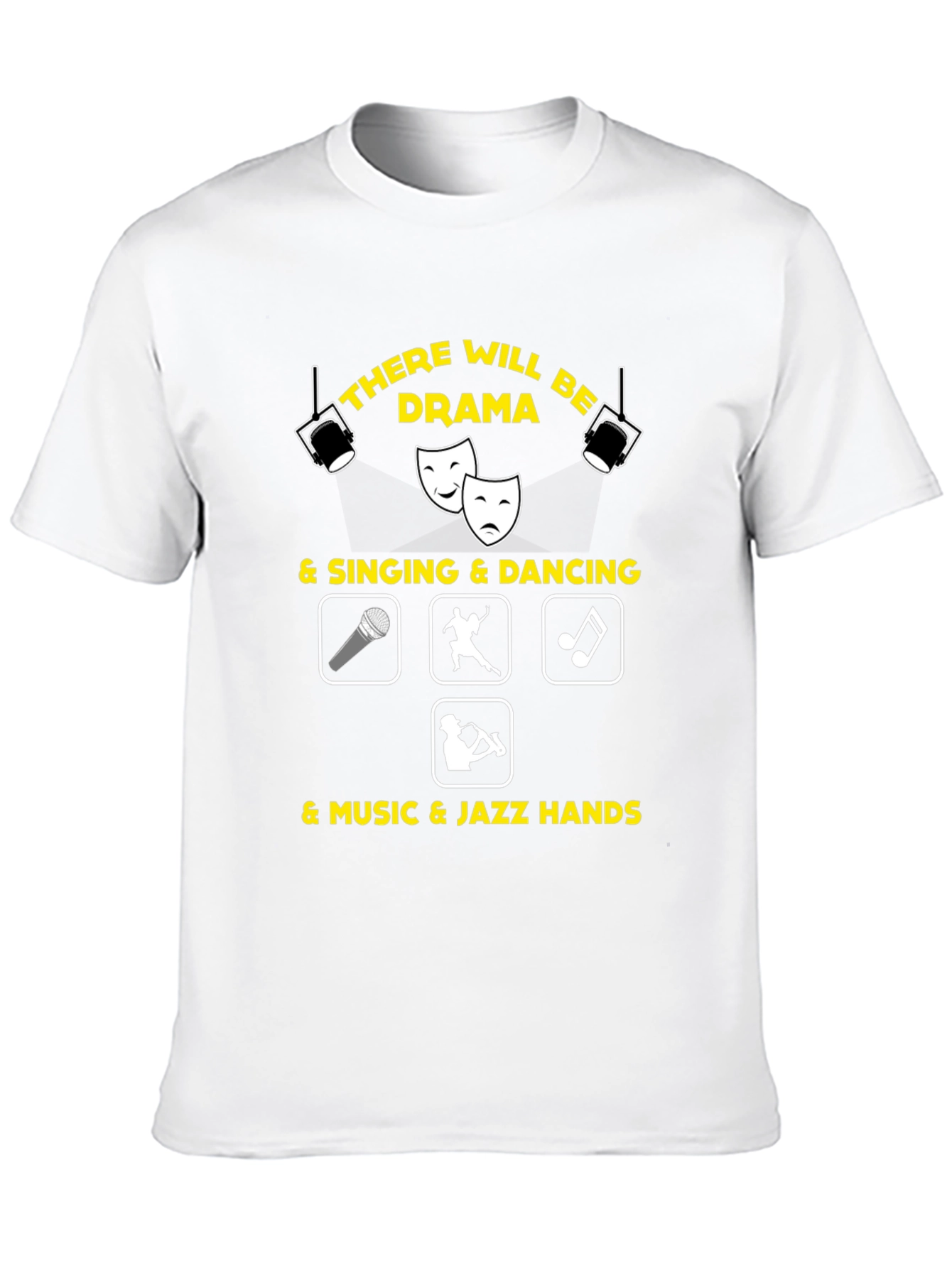 Drama Music T-Shirt Singing Dancing Theatre Tee