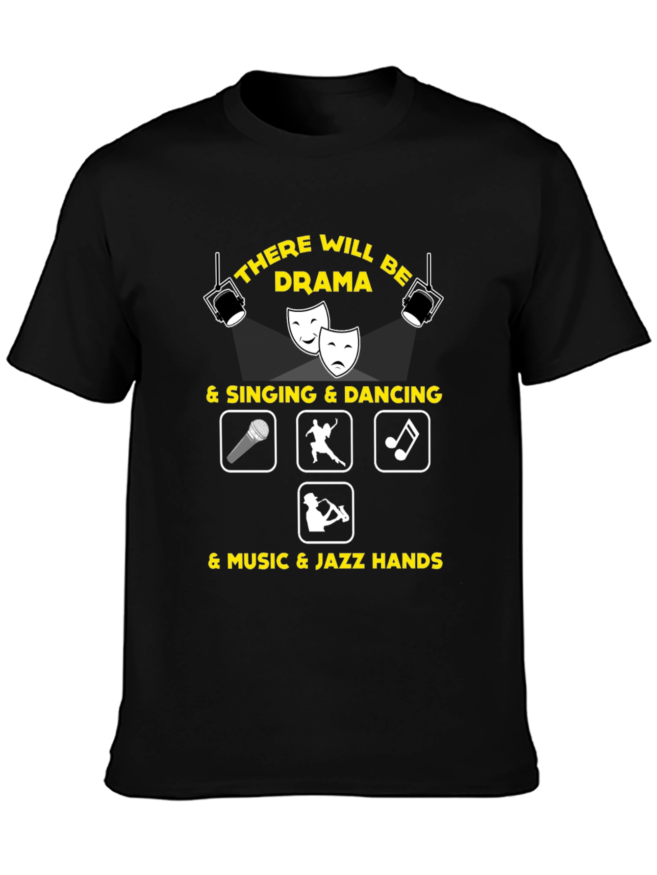 Drama Music T-Shirt Singing Dancing Theatre Tee