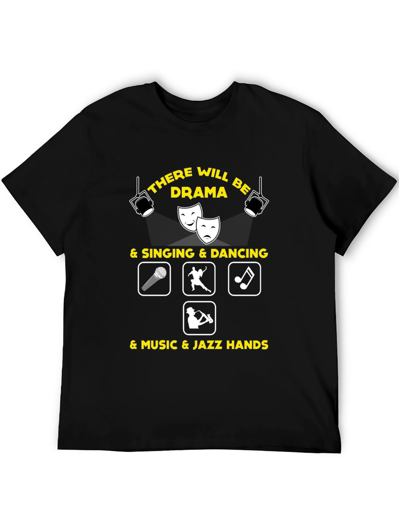 Drama Music T-Shirt Singing Dancing Theatre Tee
