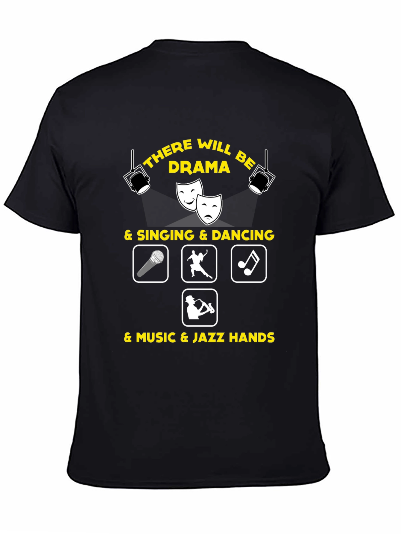 Drama Music T-Shirt Singing Dancing Theatre Tee