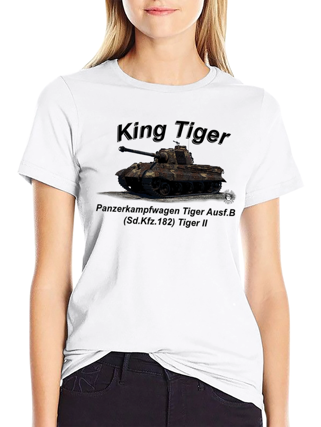 King Tiger Tank Graphic T-Shirt