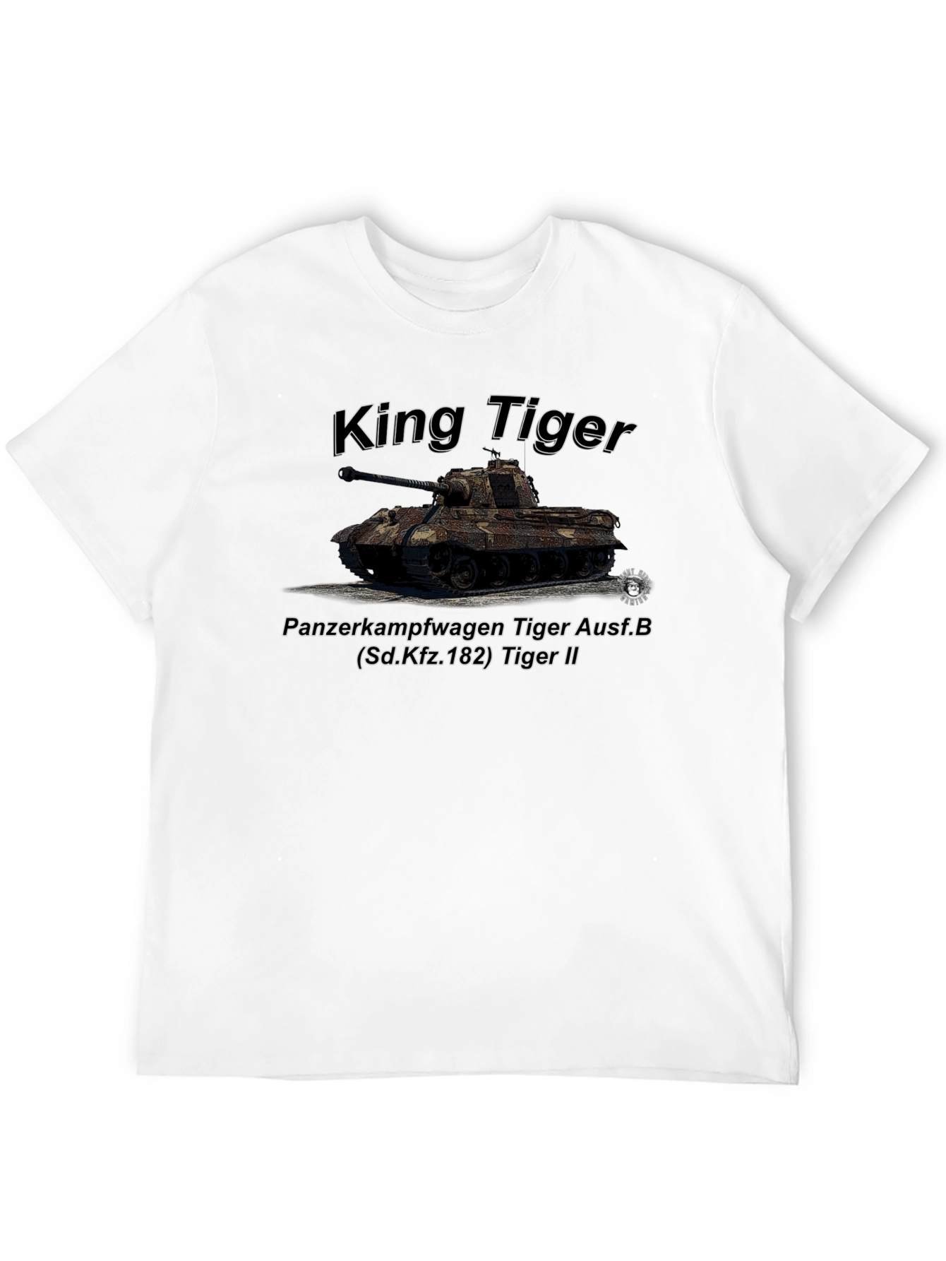 King Tiger Tank Graphic T-Shirt