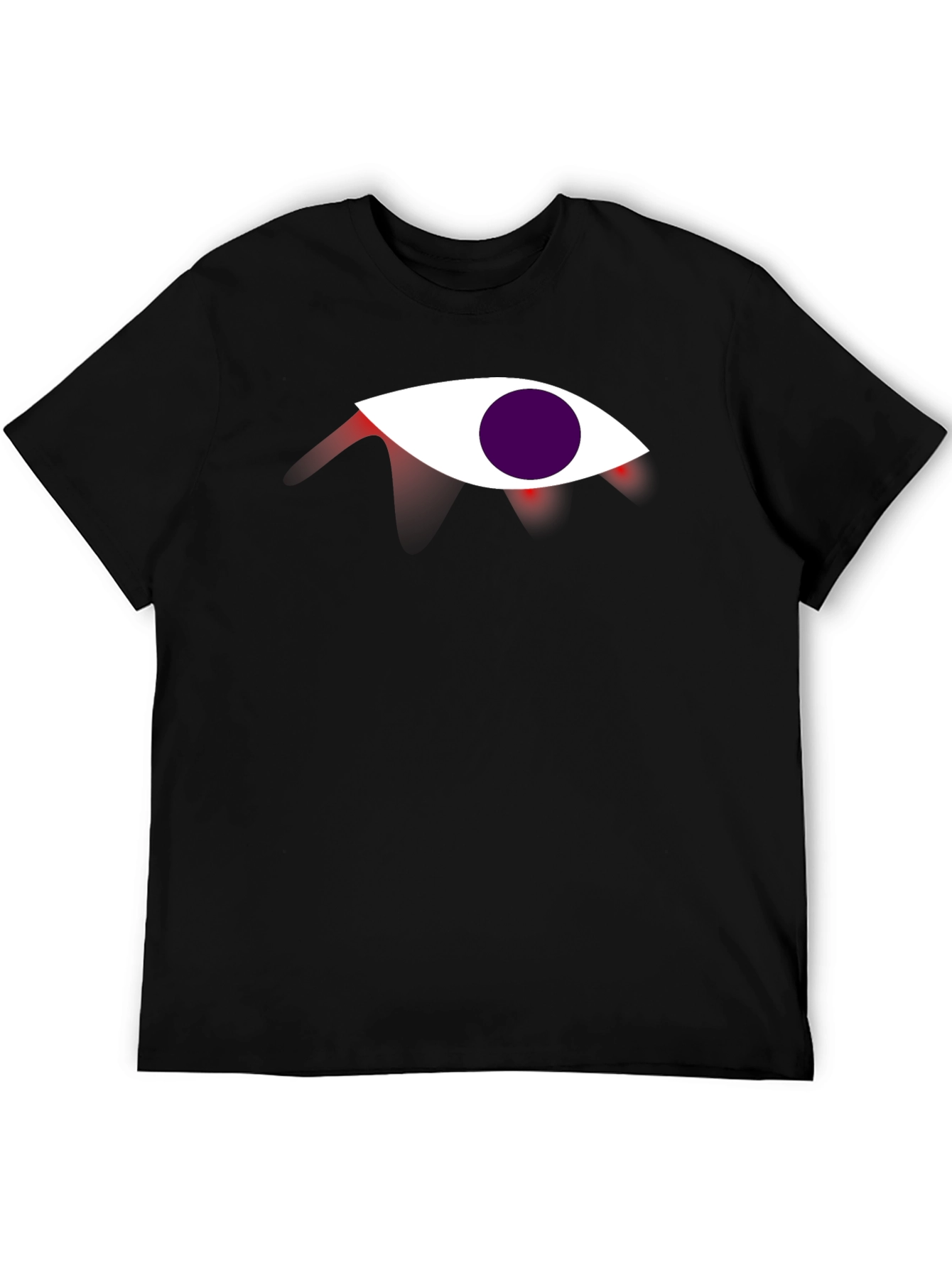 Mystic Eye Graphic Tee - Black Cotton Shirt