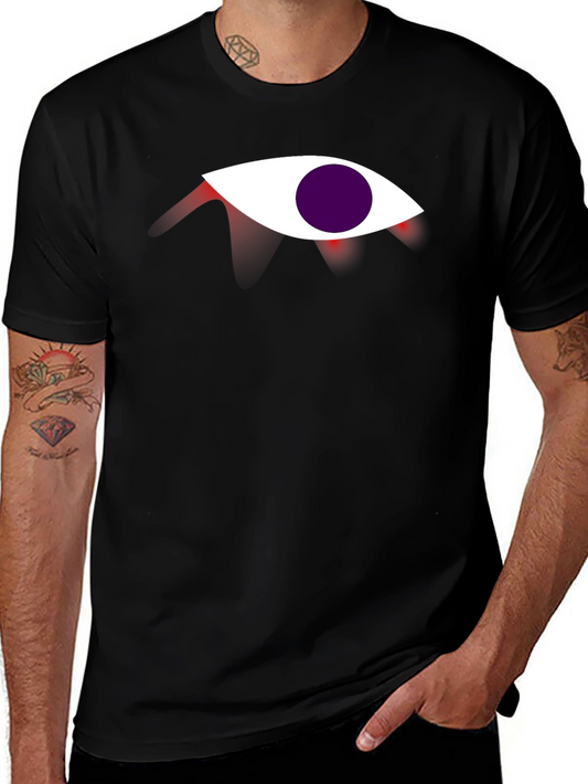 Mystic Eye Graphic Tee - Black Cotton Shirt