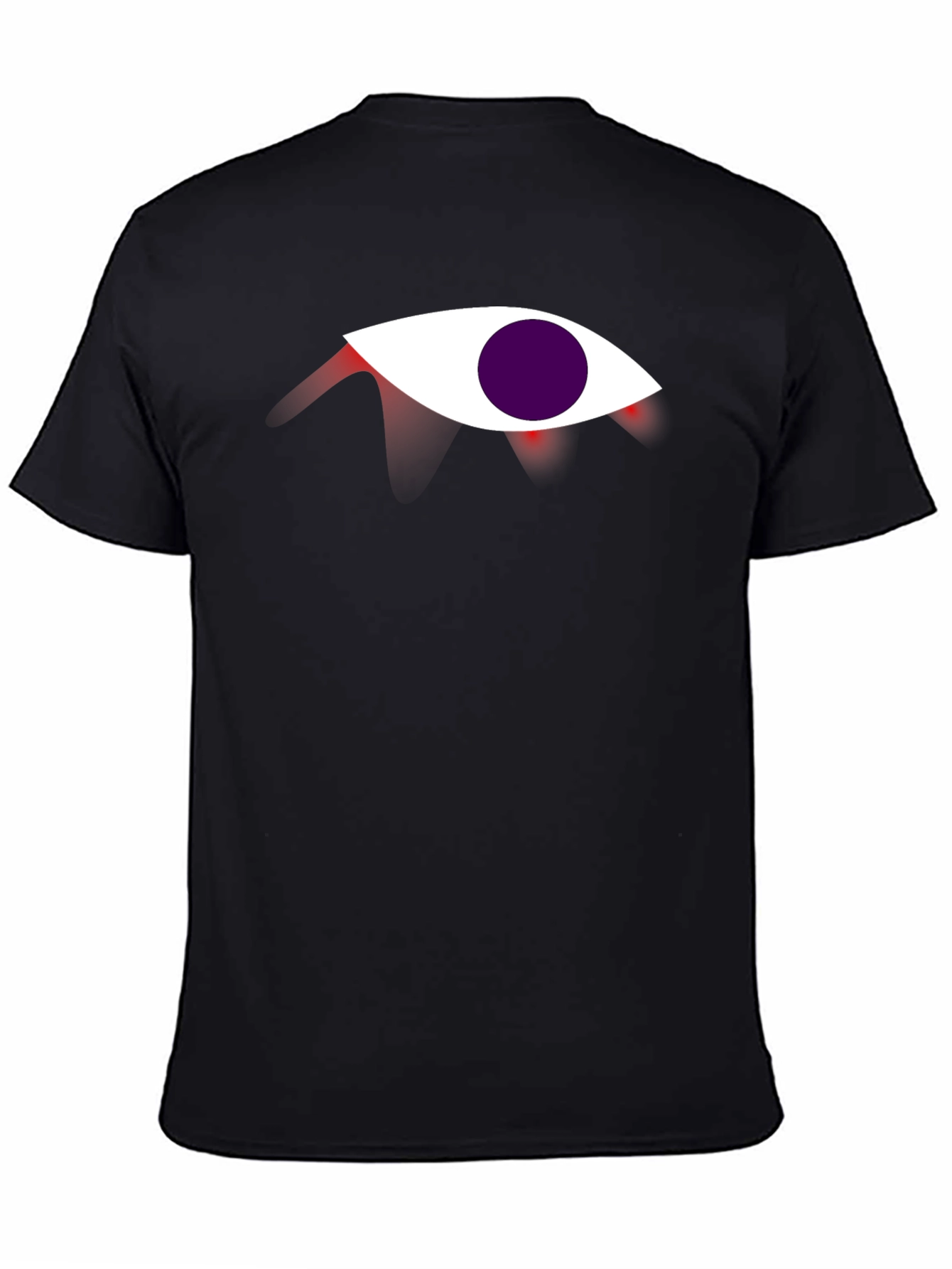 Mystic Eye Graphic Tee - Black Cotton Shirt